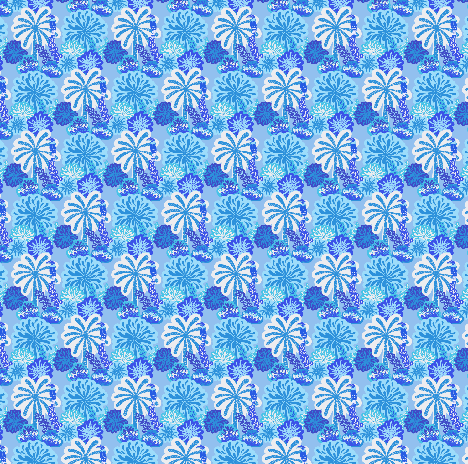 BINARY STYLE | Blue Jungle Hornbills Scardigan - Image 2