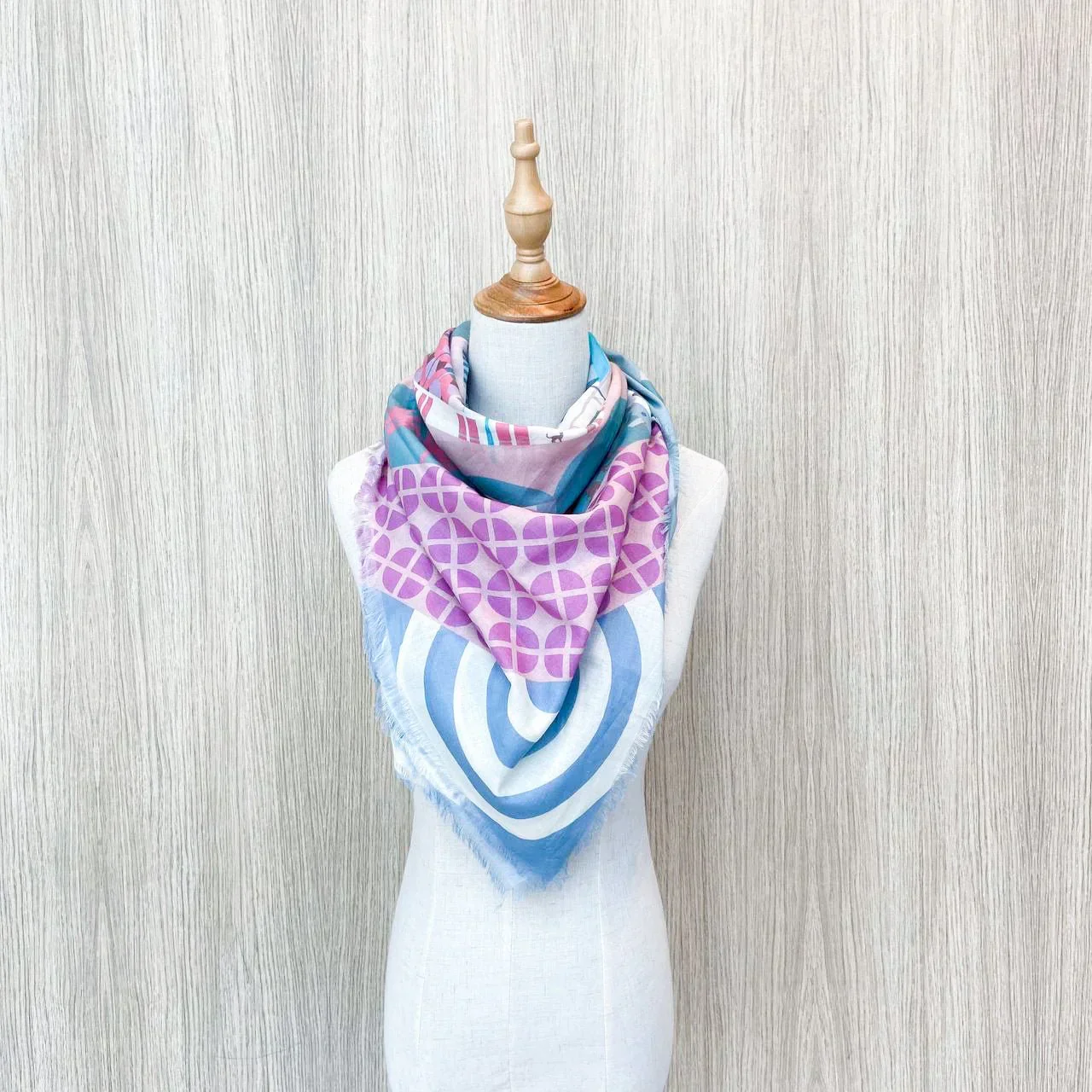BINARY STYLE | Hip Tiong Bahru 115x115cm Square Scarf - Image 2