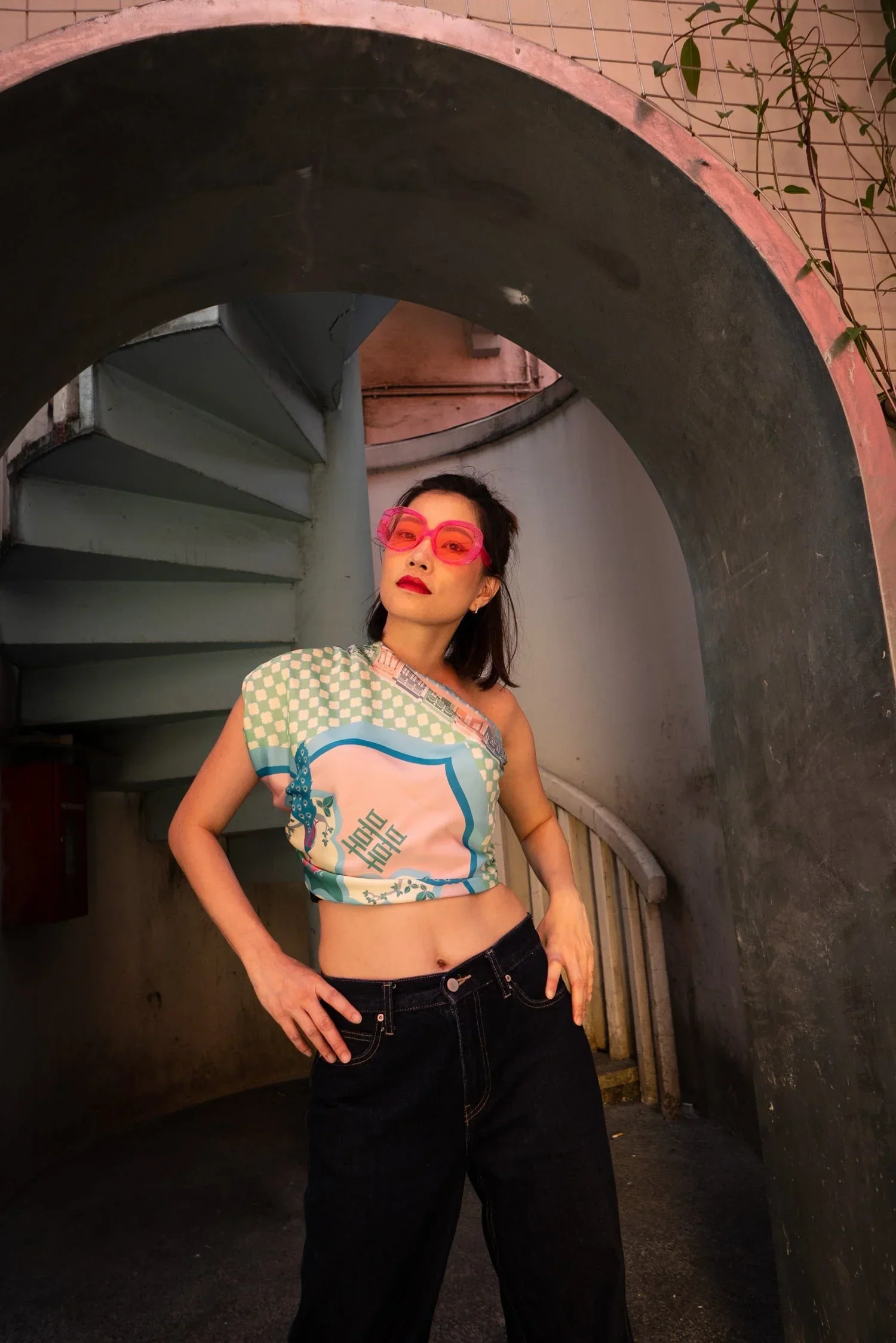 BINARY STYLE | Peranakan Opulence Re-Thread Scarf - Image 3