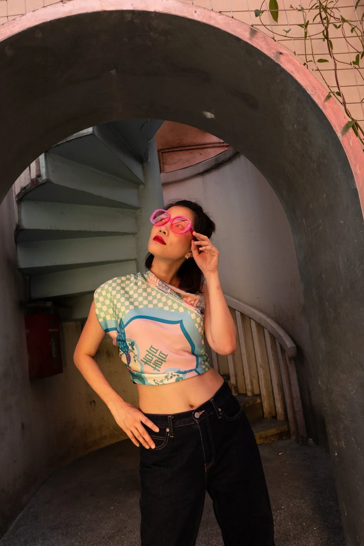 BINARY STYLE | Peranakan Opulence Re-Thread Scarf - Image 4
