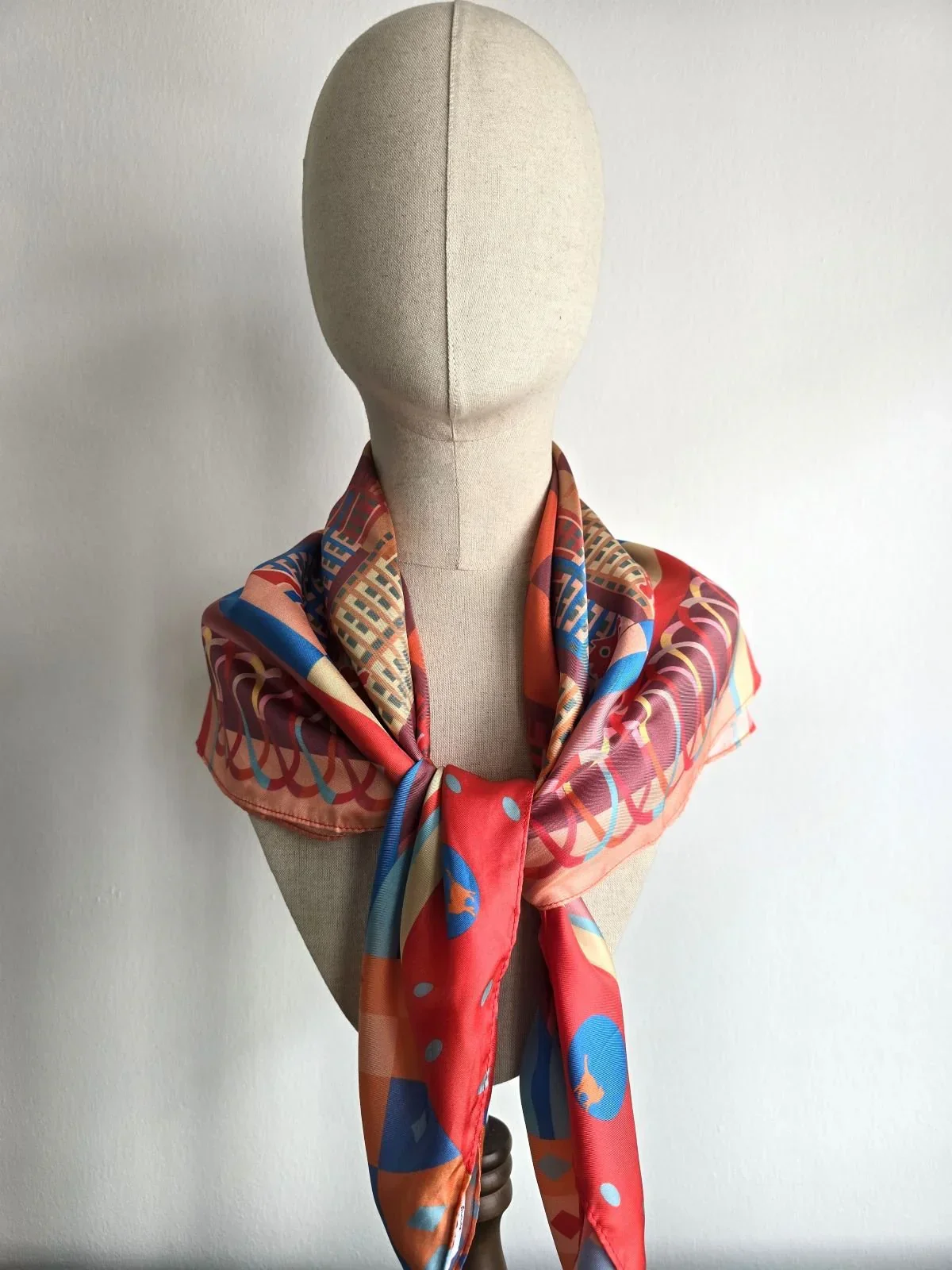 BINARY STYLE | Playground Memories Silk Scarf - Image 6