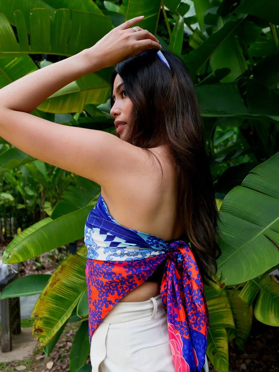 BINARY STYLE | Straits Chinoiserie Premium Silk Scarf - Image 9