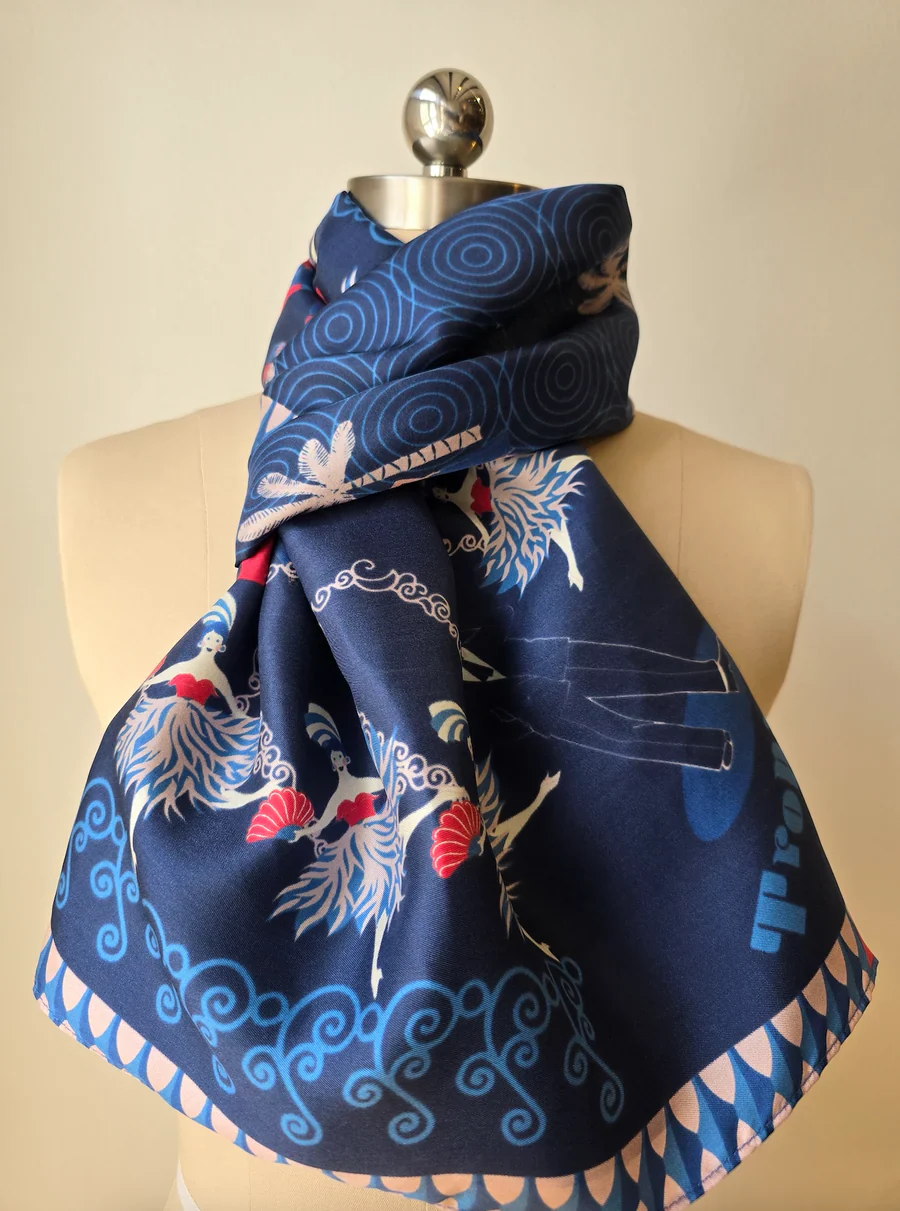 BINARY STYLE | Tropicana Dream Silk Scarf - Image 5