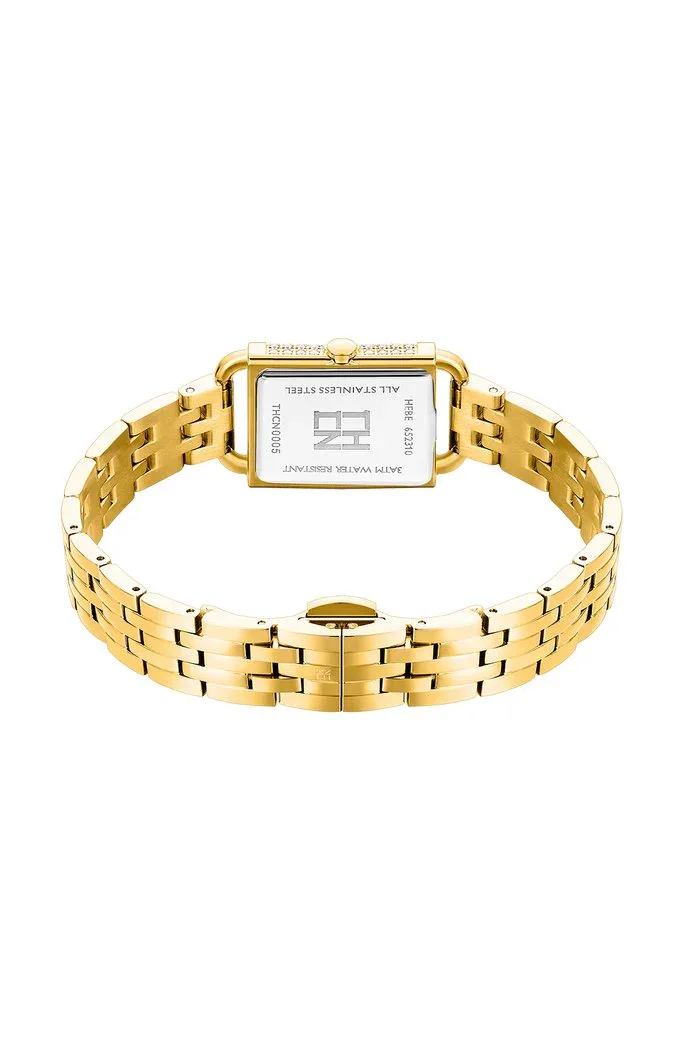 BLACK BY BLUE BRAVE | THCN H· I Eggshell White Dial Gold Bracelet Watch - Image 4