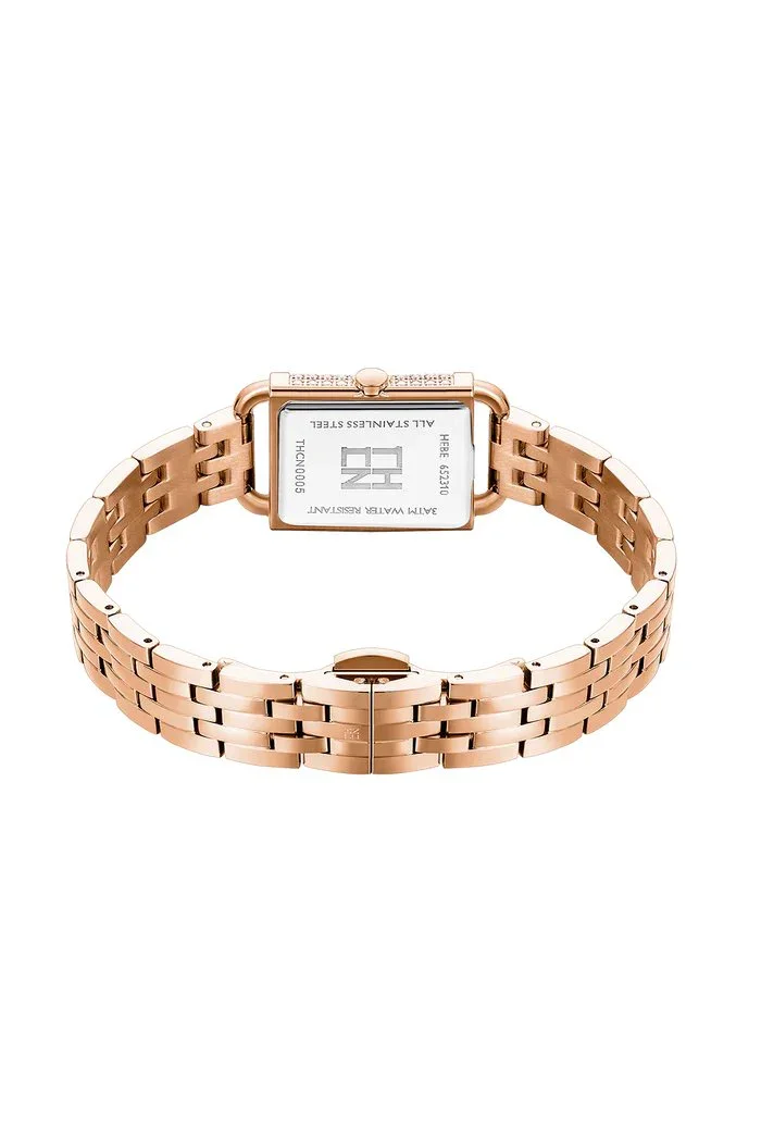 BLACK BY BLUE BRAVE | THCN H· I Eggshell White Dial Rose Gold Bracelet Watch - Image 4