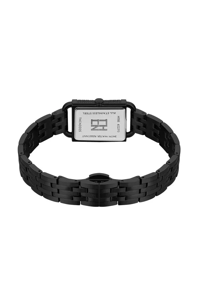 BLACK BY BLUE BRAVE | THCN H· I Reflection Black Dial & Black Bracelet Watch - Image 4