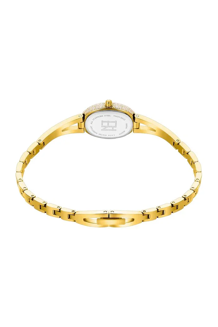 BLACK BY BLUE BRAVE | THCN N· I Mini Gold Sunray Dial Jewelry Watch - Image 4
