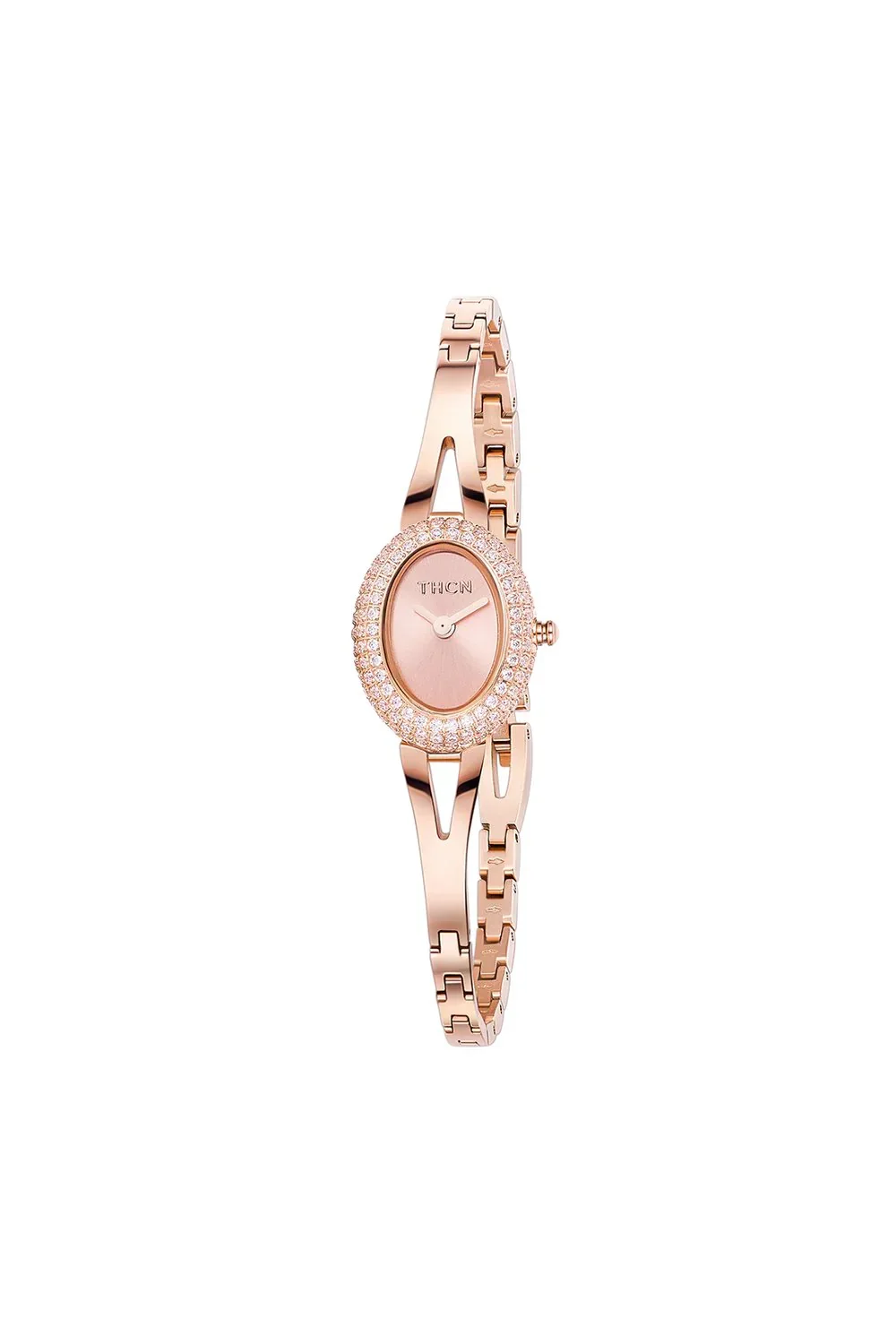 BLACK BY BLUE BRAVE | THCN N· I Mini Rose Gold Sunray Dial Jewelry Watch