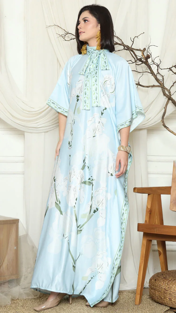 KANZI COLLECTION | Blue Orchid Kaftan - Image 3