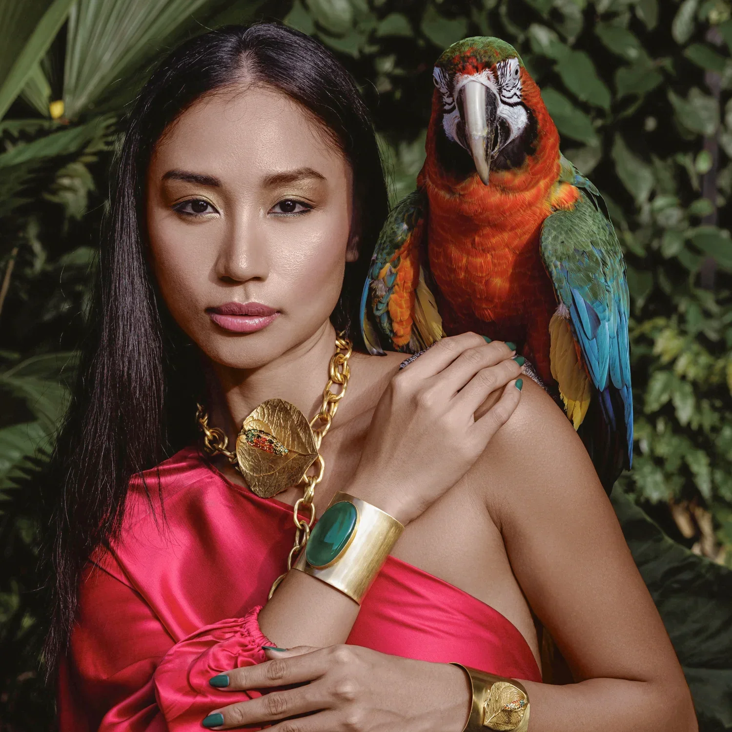 BOHEME BY VERO | Anthurium Big Chain Necklace - Image 2
