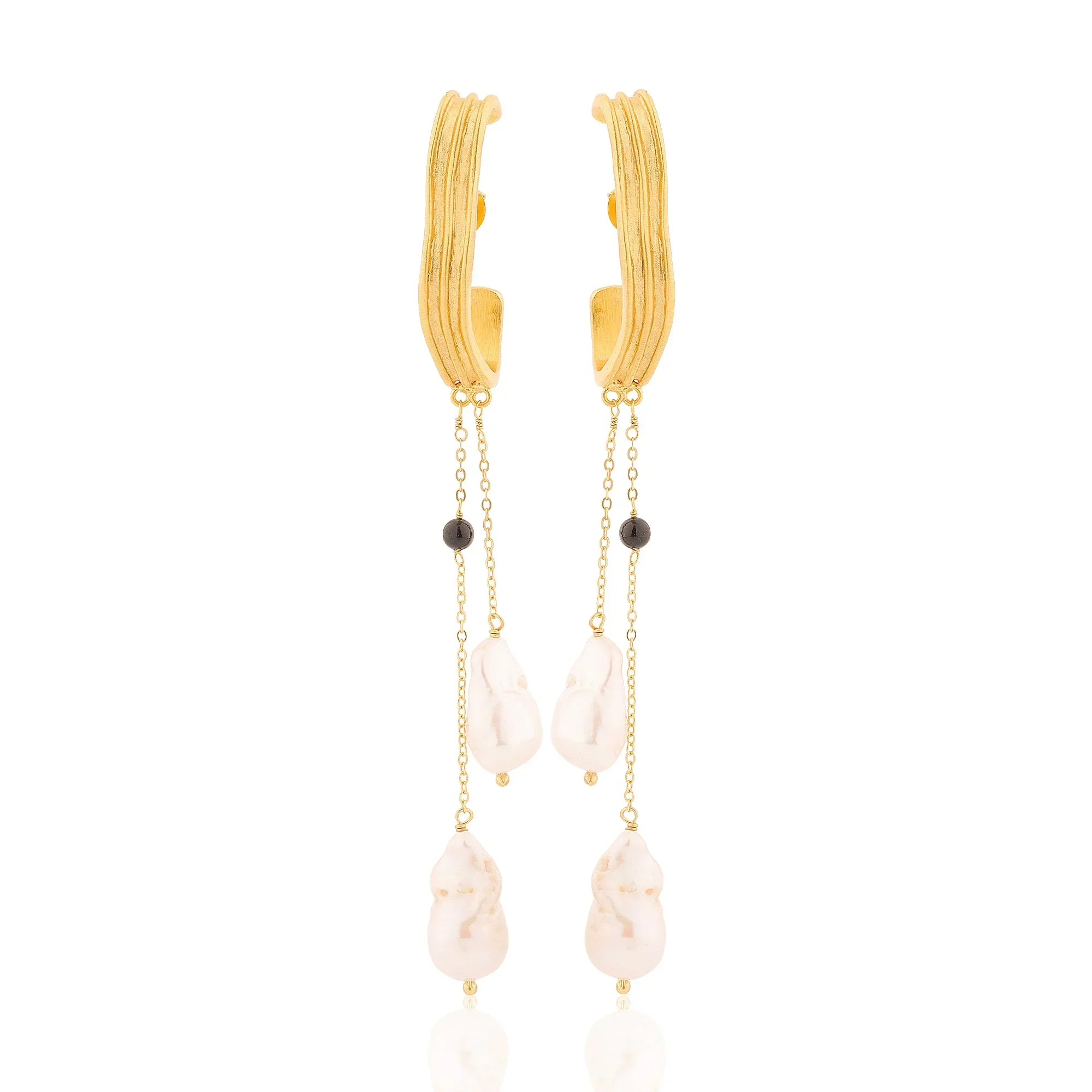 BOHEME BY VERO | Dune Hanging Pearl Earrings