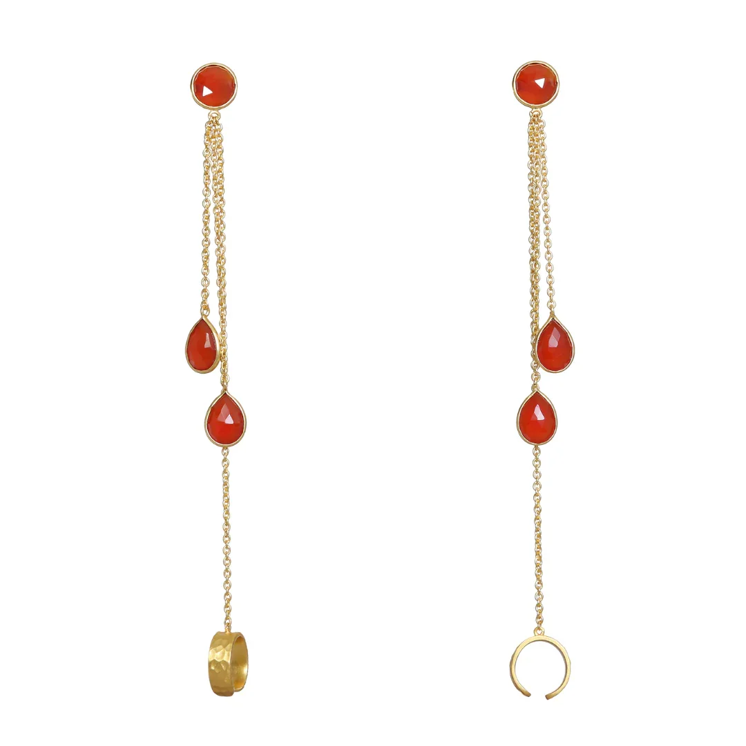 BOHEME BY VERO | Ibiza Earring With Ear Cuff - Image 3