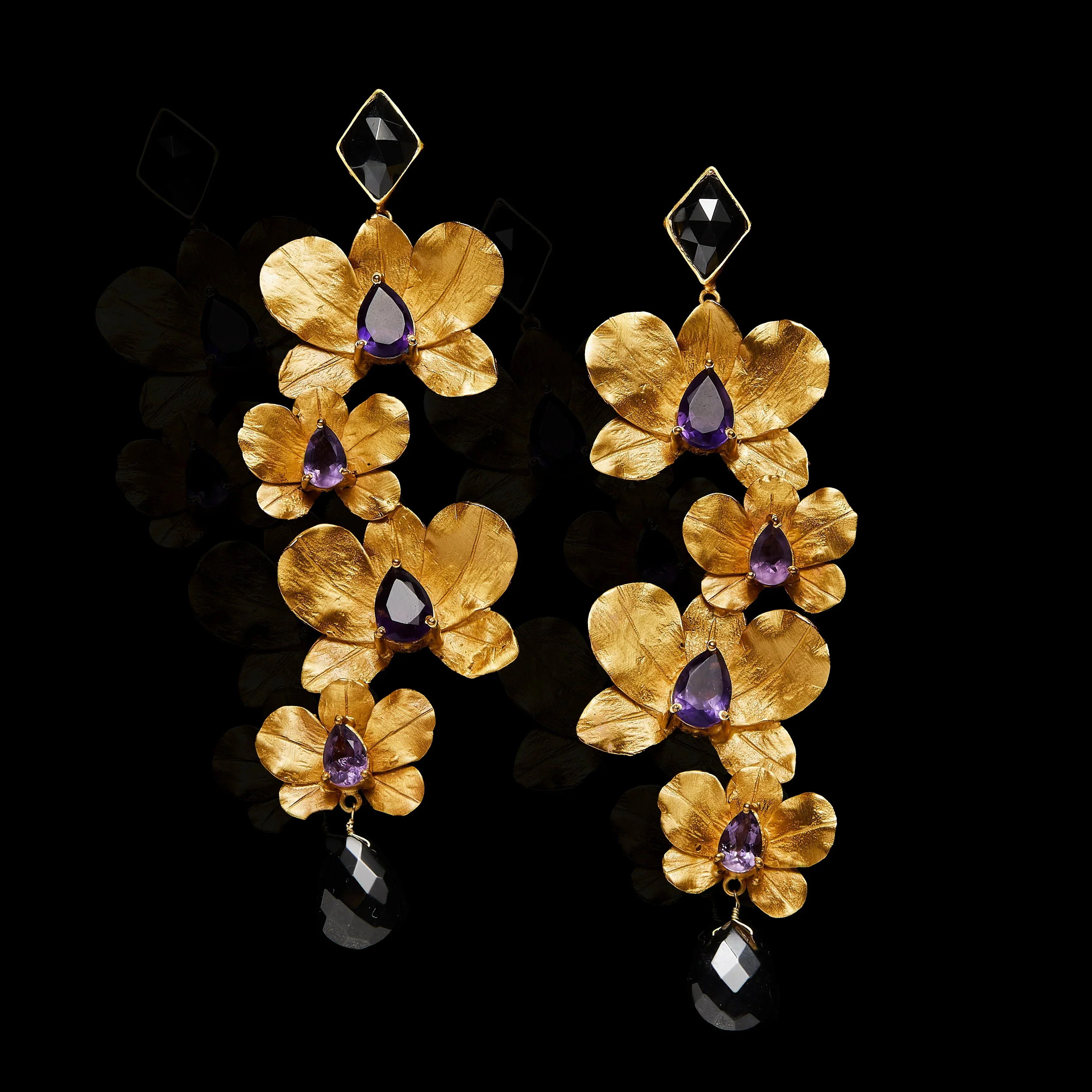 BOHEME BY VERO | Orchidea Double Earrings