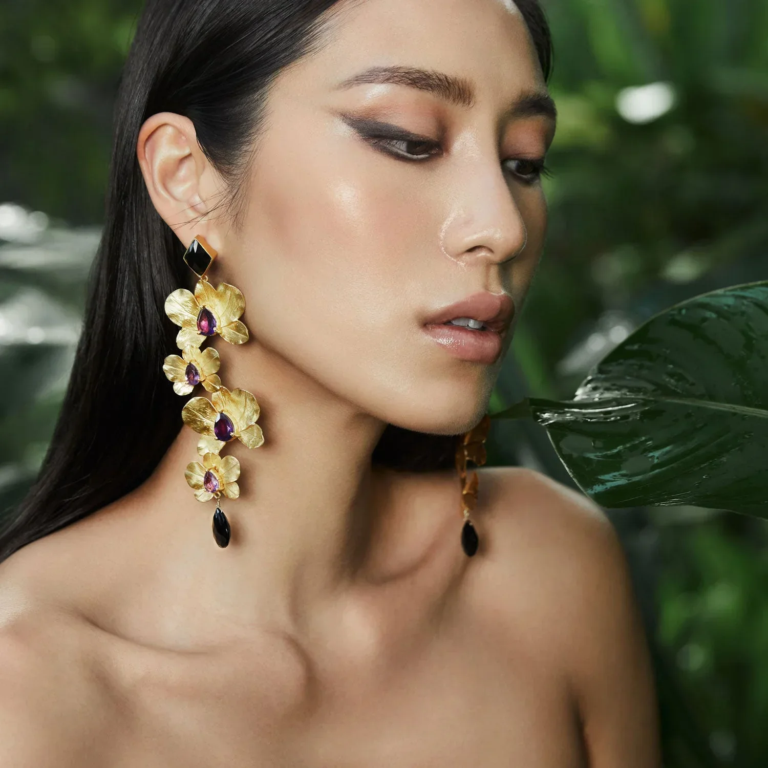 BOHEME BY VERO | Orchidea Double Earrings - Image 3