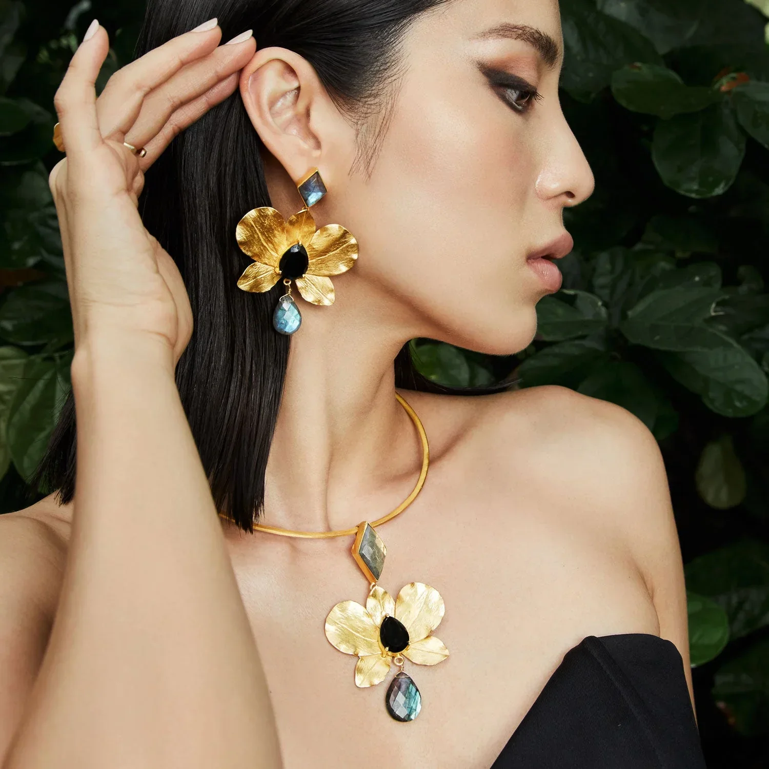 BOHEME BY VERO | Orchidea Single Earrings - Image 3
