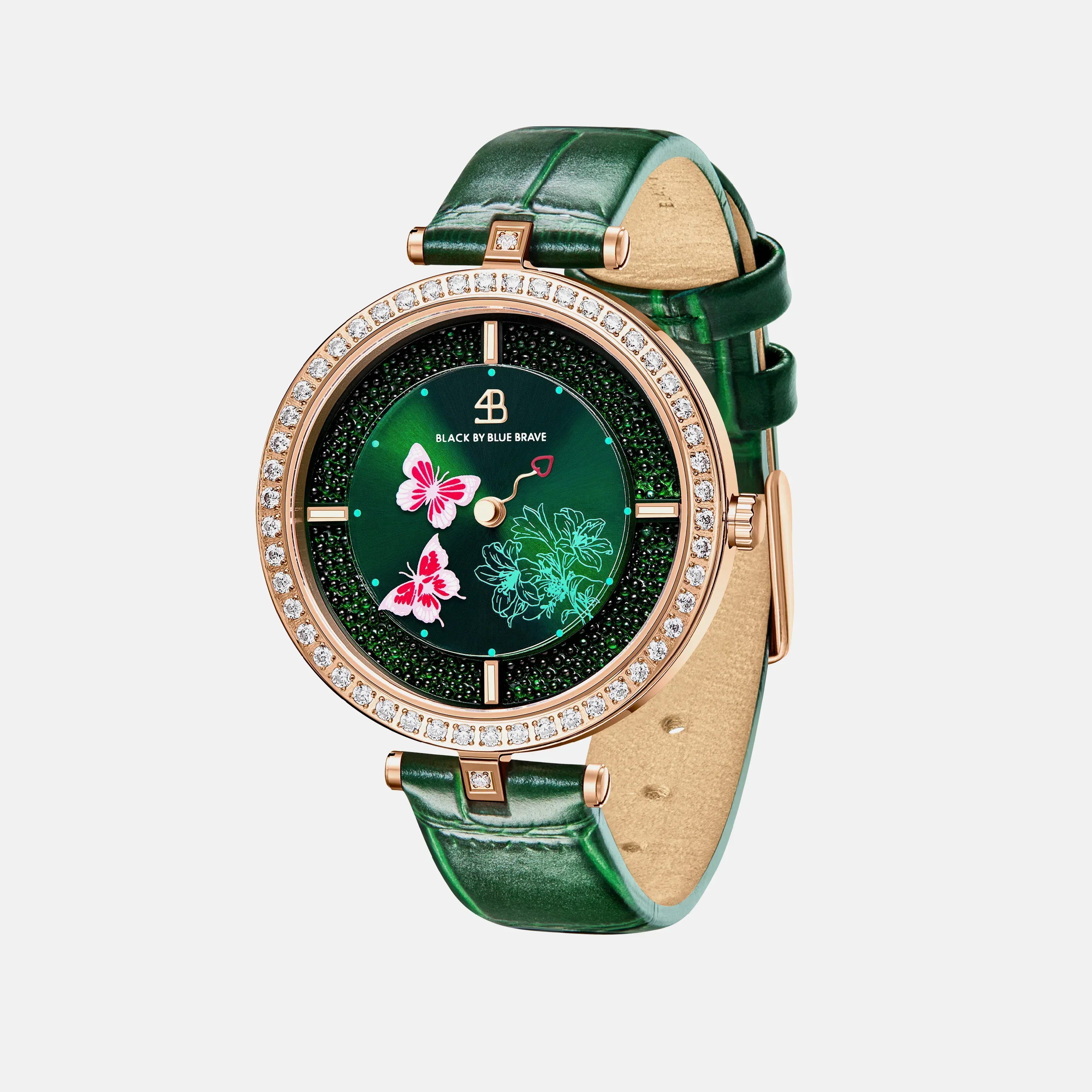 BLACK BY BLUE BRAVE | Butterfly Lovers Watch (34MM)