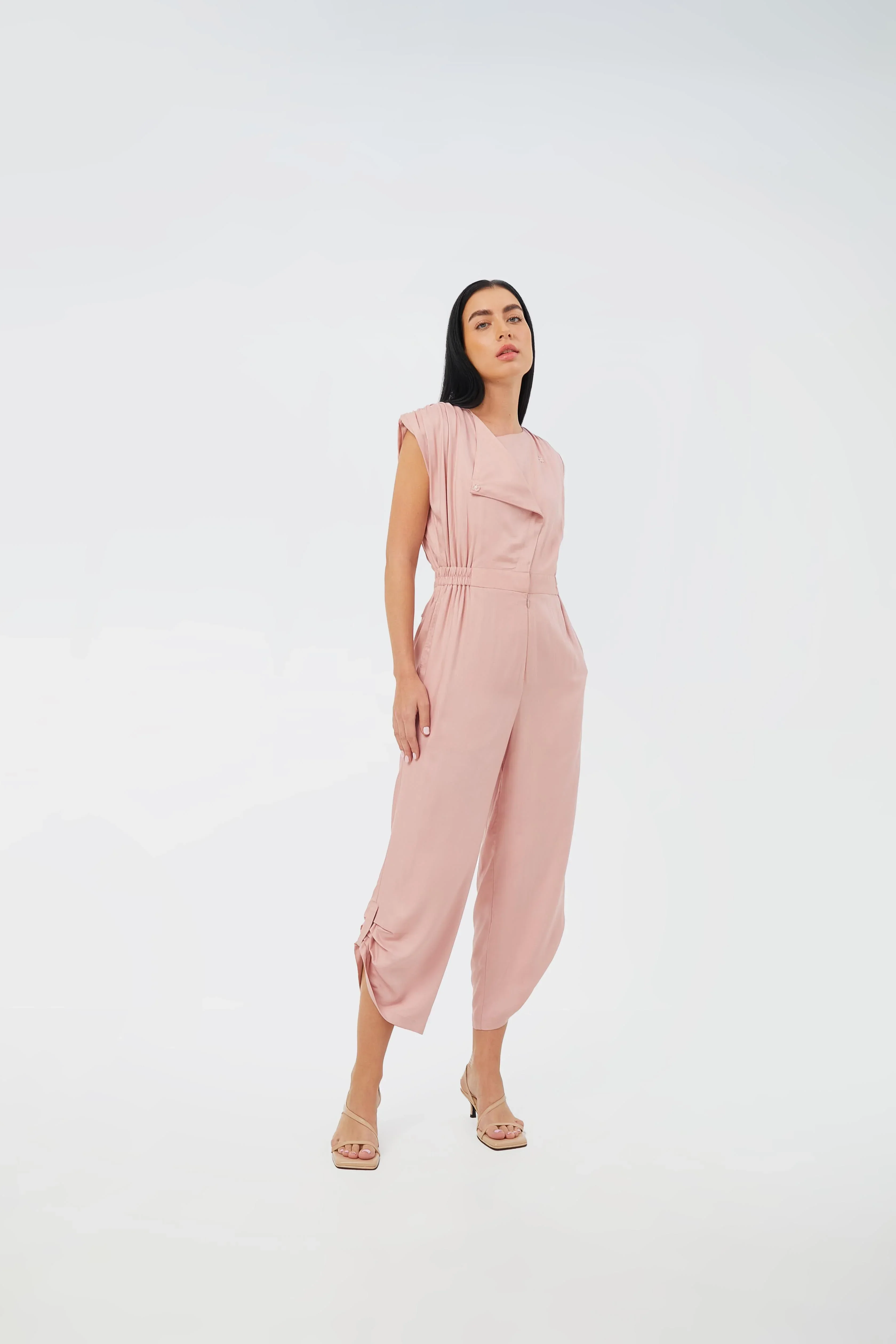 CAELI ECO LUXE | Draped Jumpsuit - Image 2