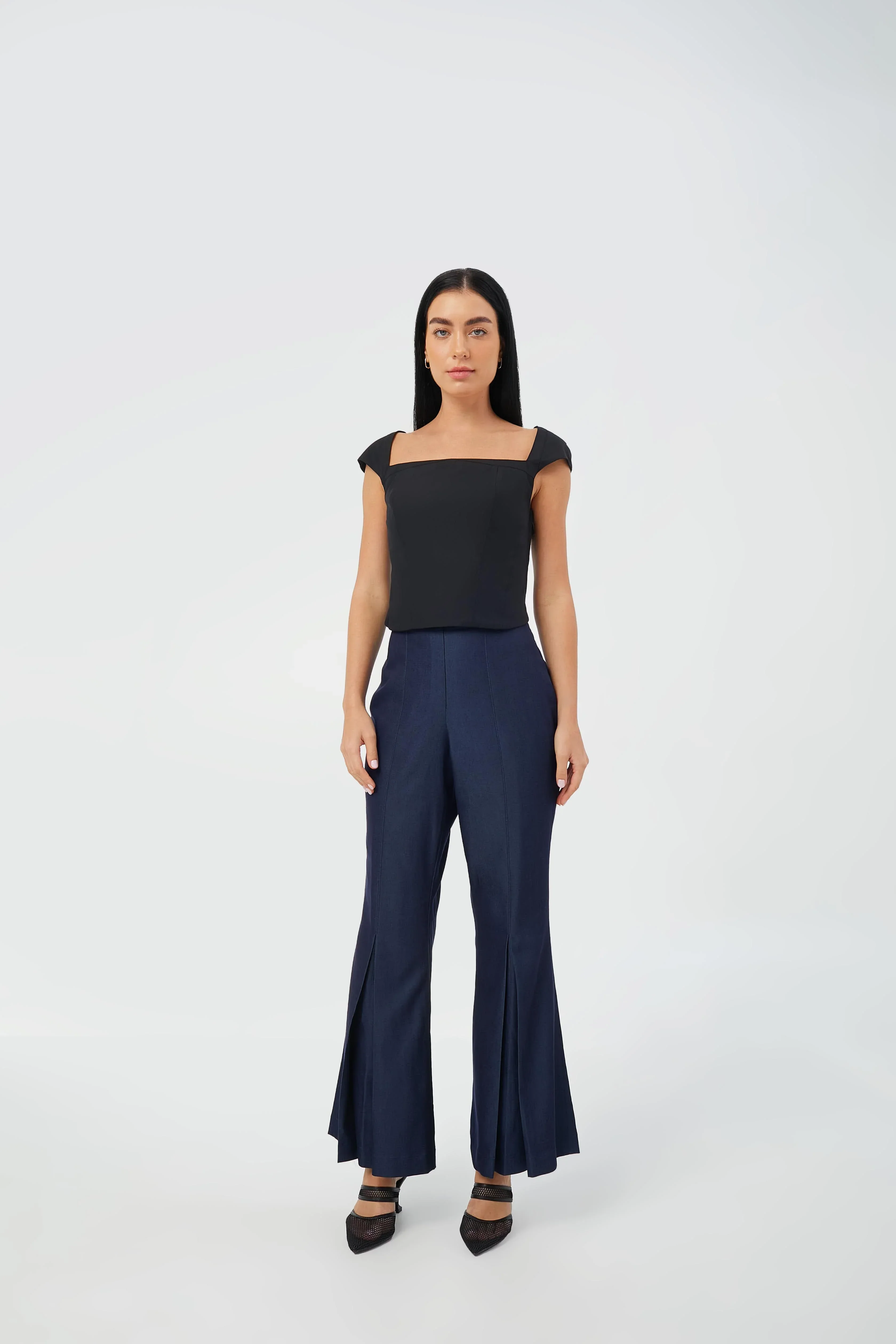 CAELI ECO LUXE | Flared Trousers