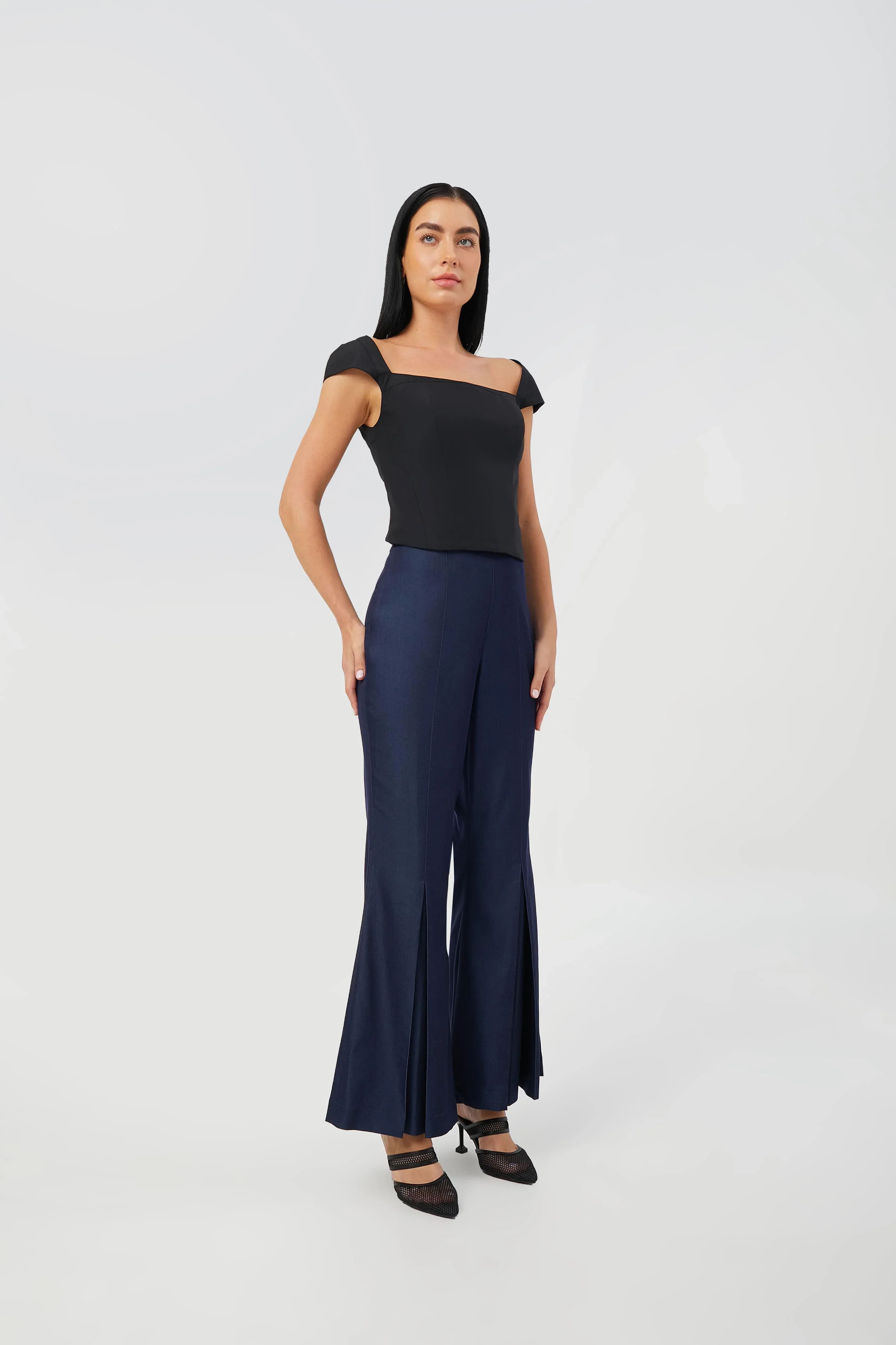 CAELI ECO LUXE | Flared Trousers - Image 2