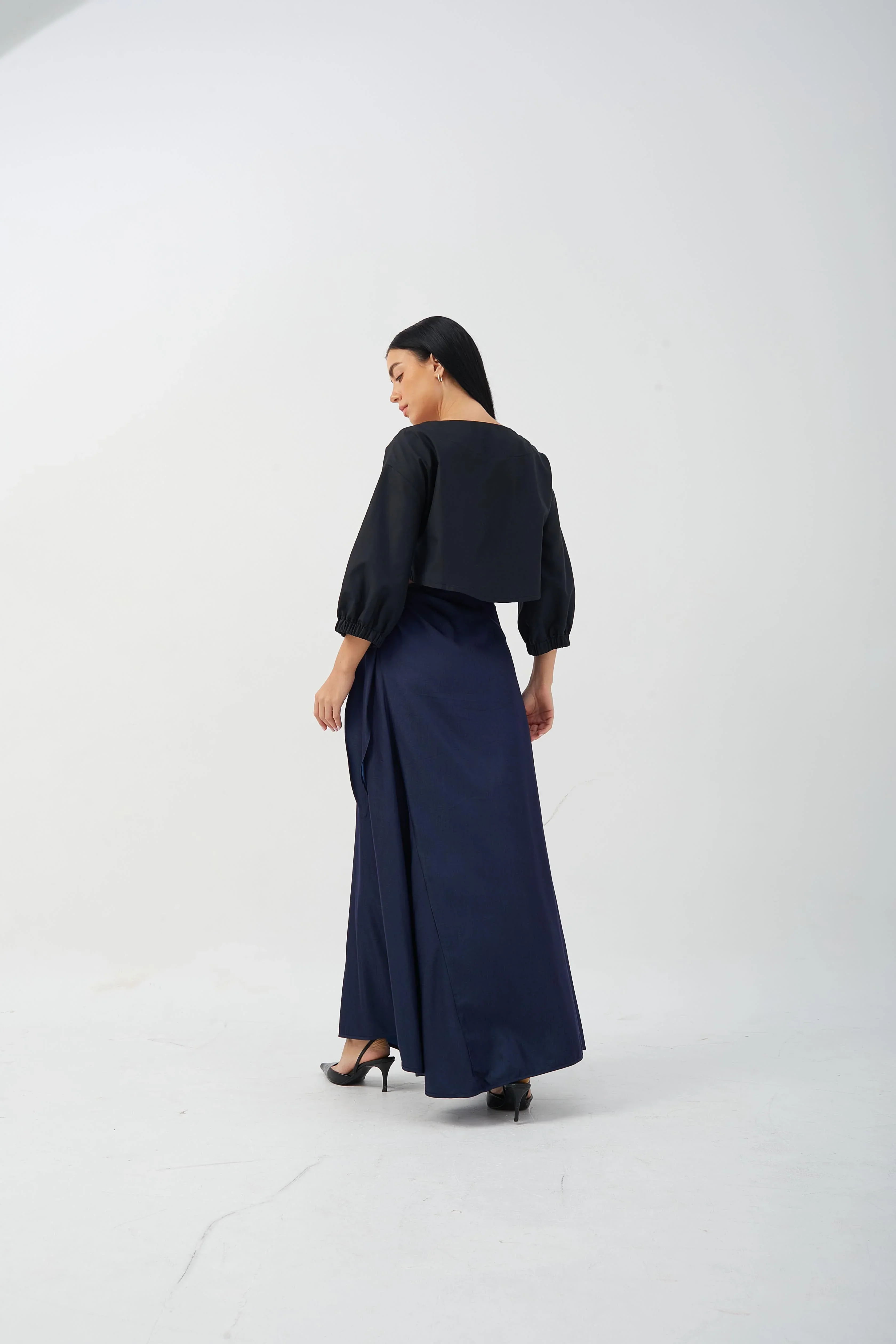CAELI ECO LUXE | Side Tie Wrap Skirt - Image 4