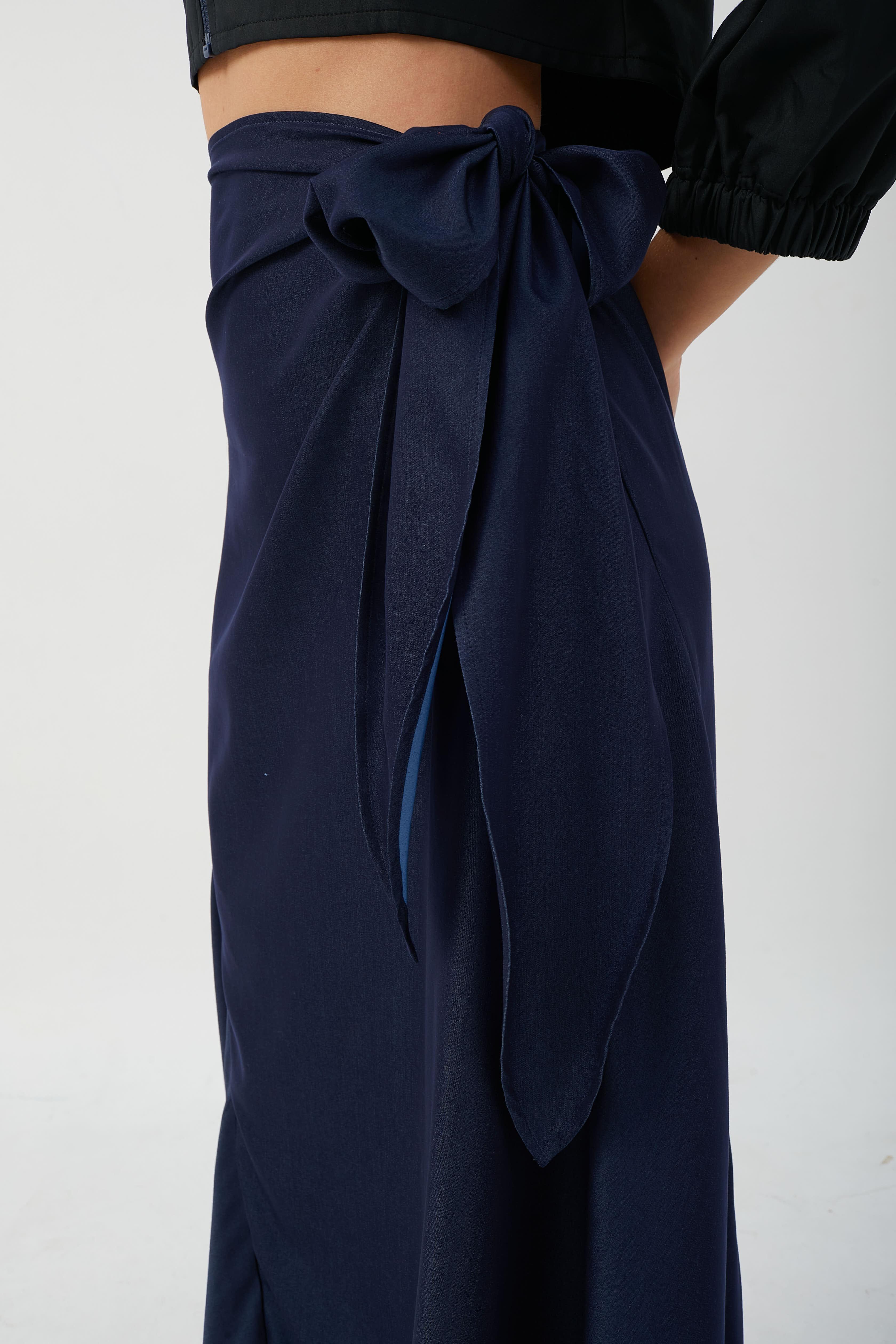CAELI ECO LUXE | Side Tie Wrap Skirt - Image 5