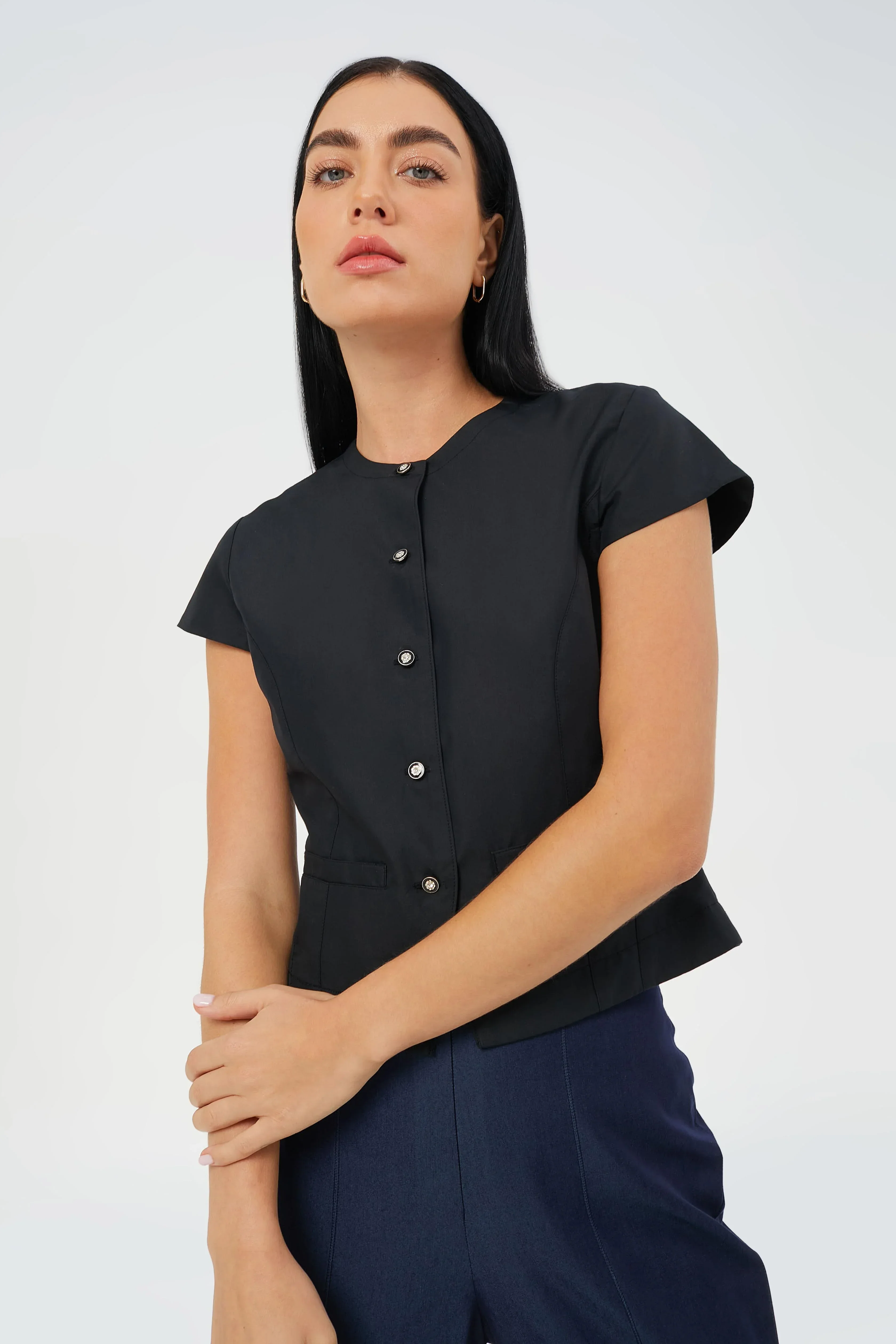 CAELI ECO LUXE | Tailored Button Top - Image 10