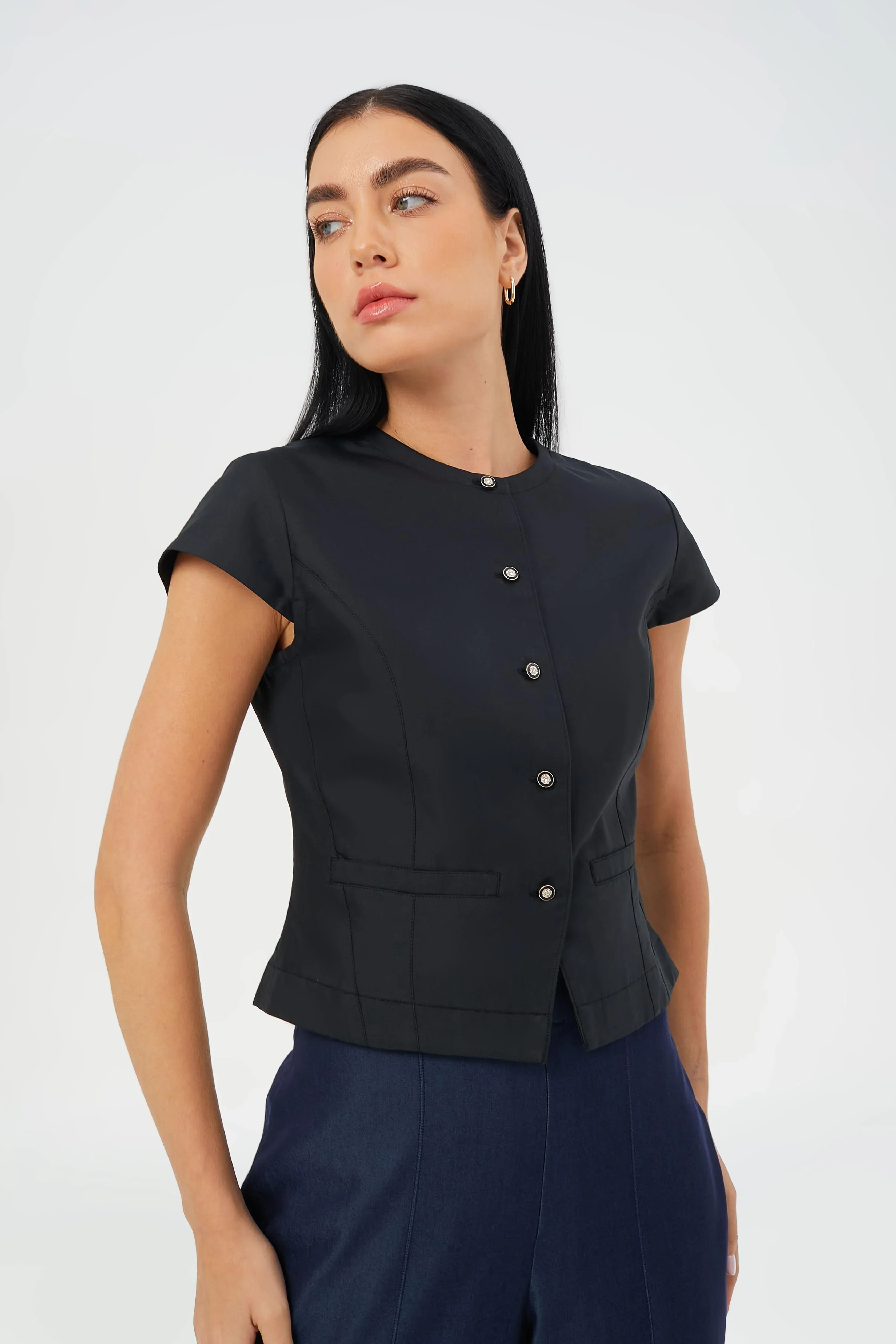CAELI ECO LUXE | Tailored Button Top - Image 11