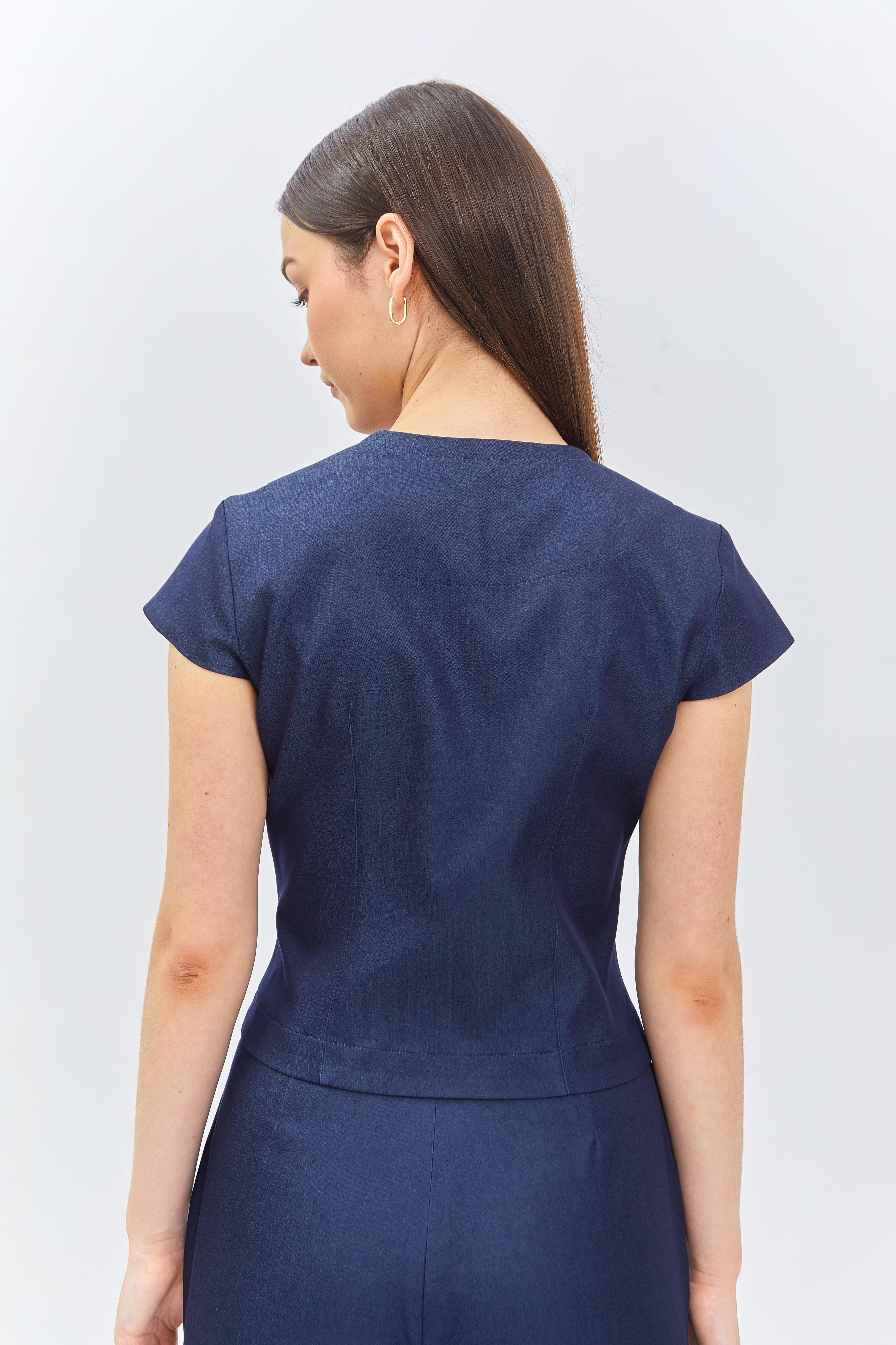 CAELI ECO LUXE | Tailored Button Top - Image 4
