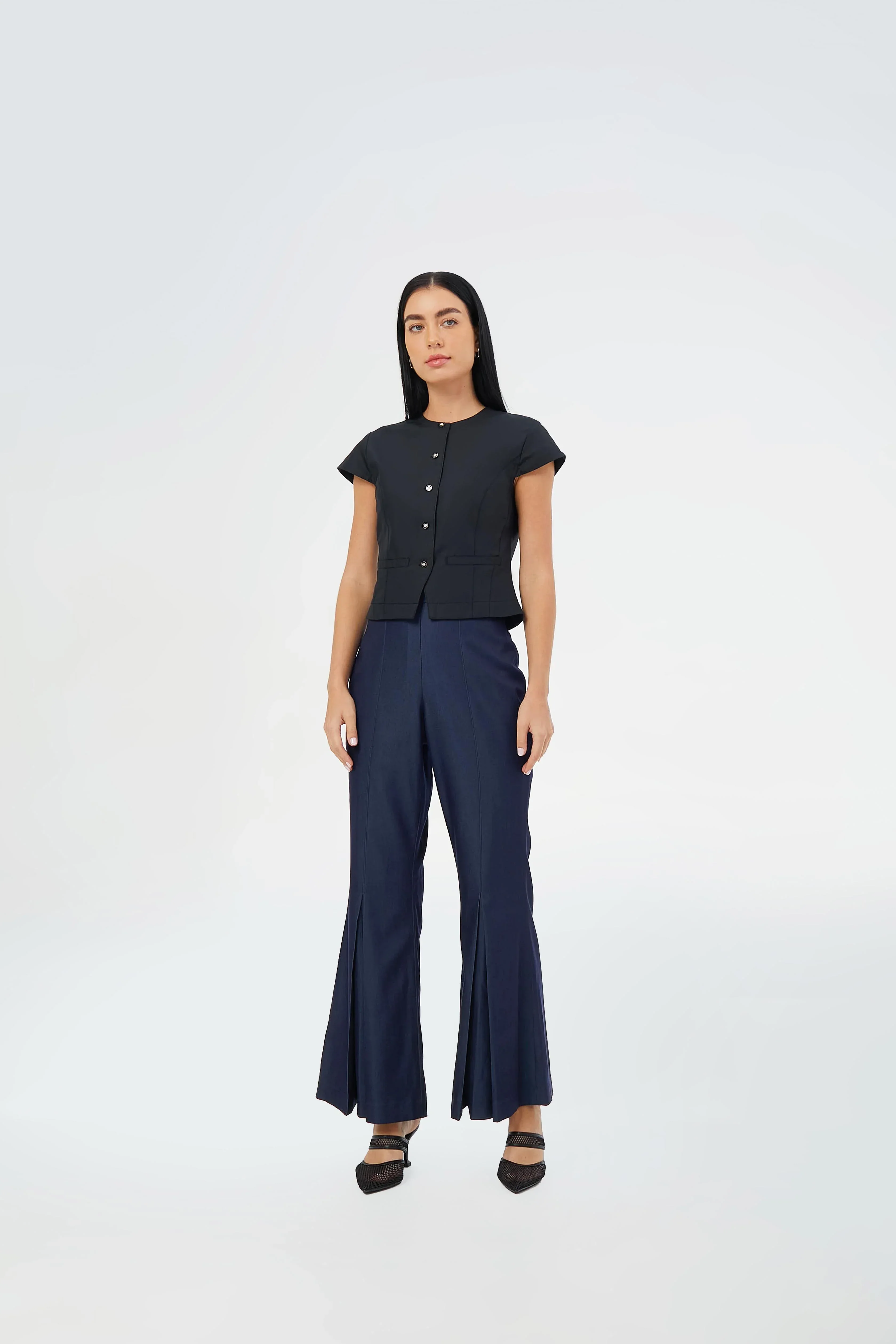 CAELI ECO LUXE | Tailored Button Top - Image 5