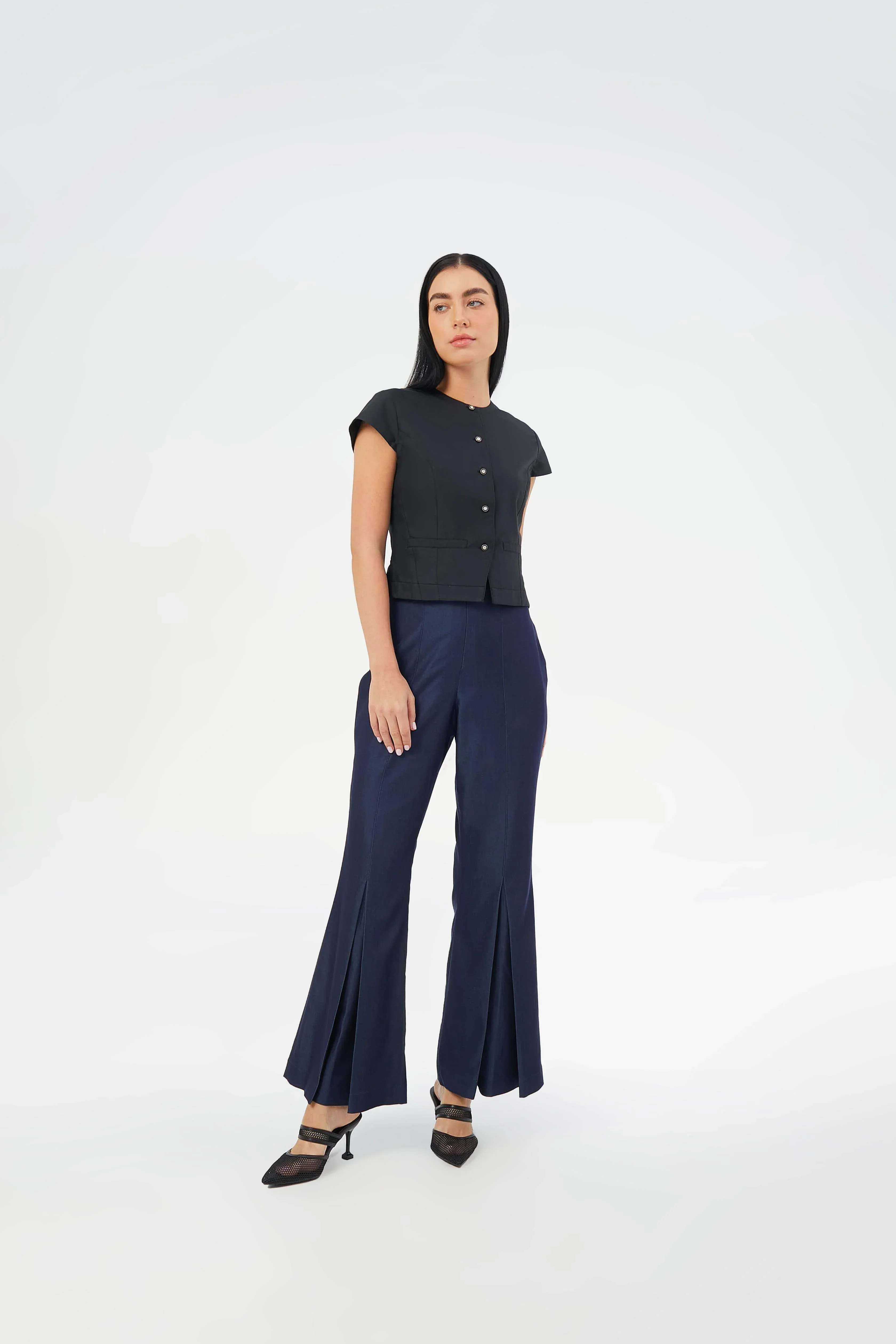 CAELI ECO LUXE | Tailored Button Top - Image 7