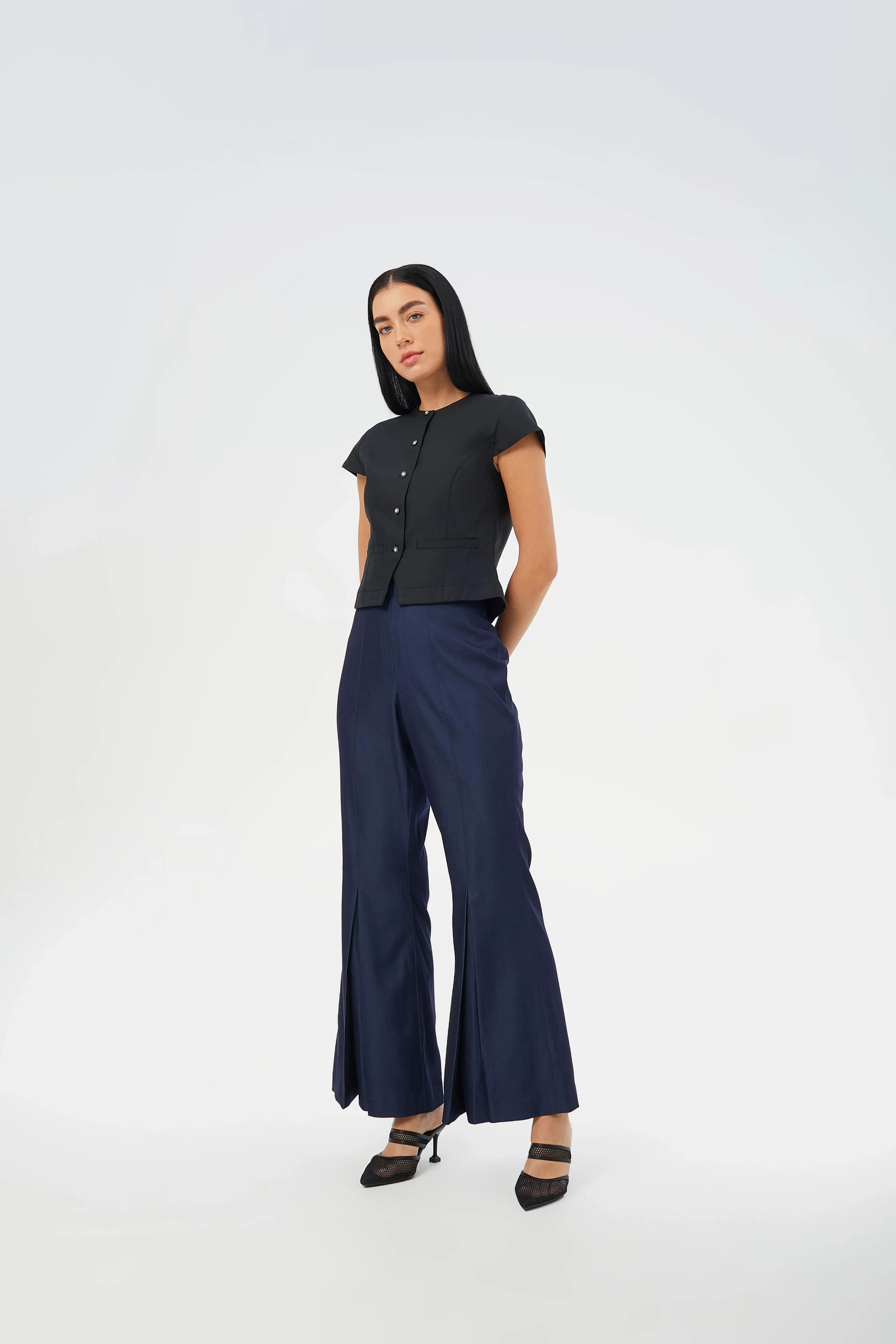 CAELI ECO LUXE | Tailored Button Top - Image 8