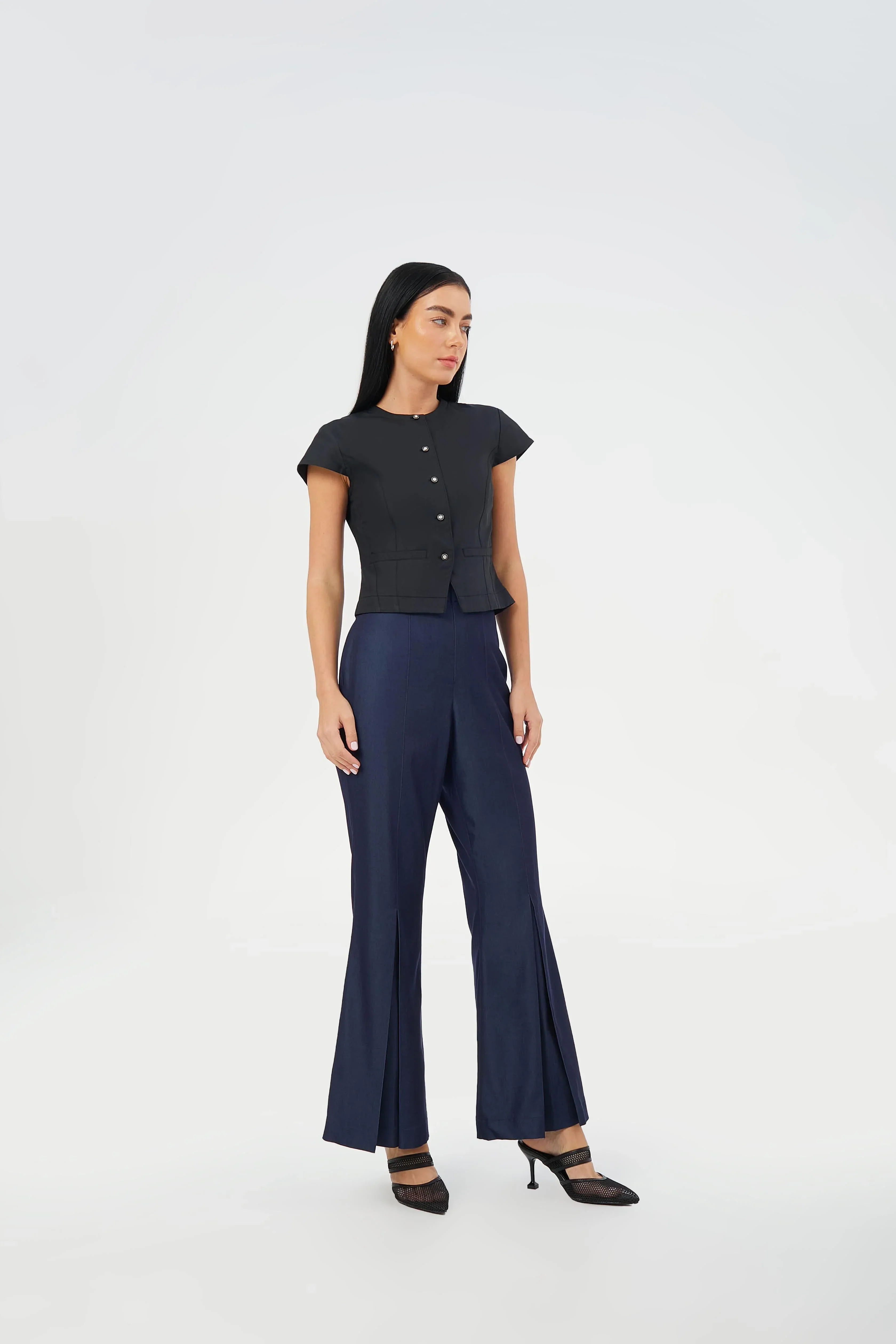 CAELI ECO LUXE | Tailored Button Top - Image 9