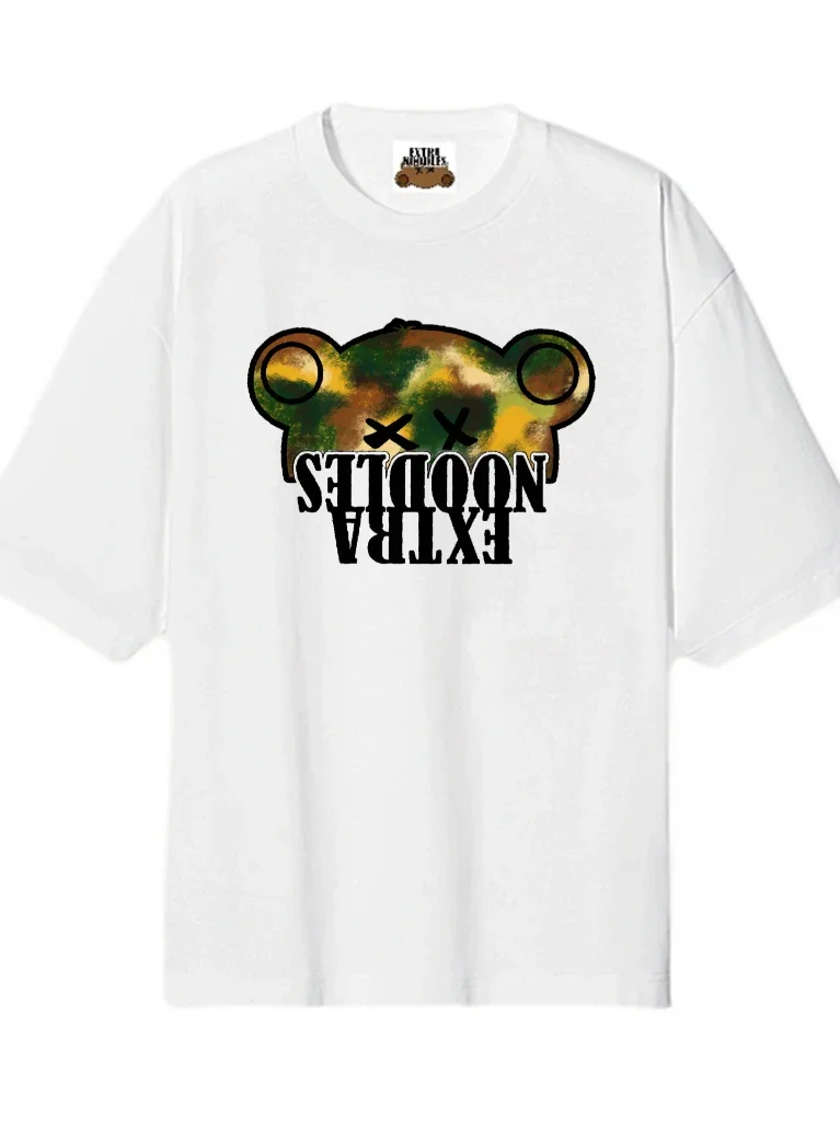 EXTRA NOODLES | Camo Classic Bowl Bear Tee