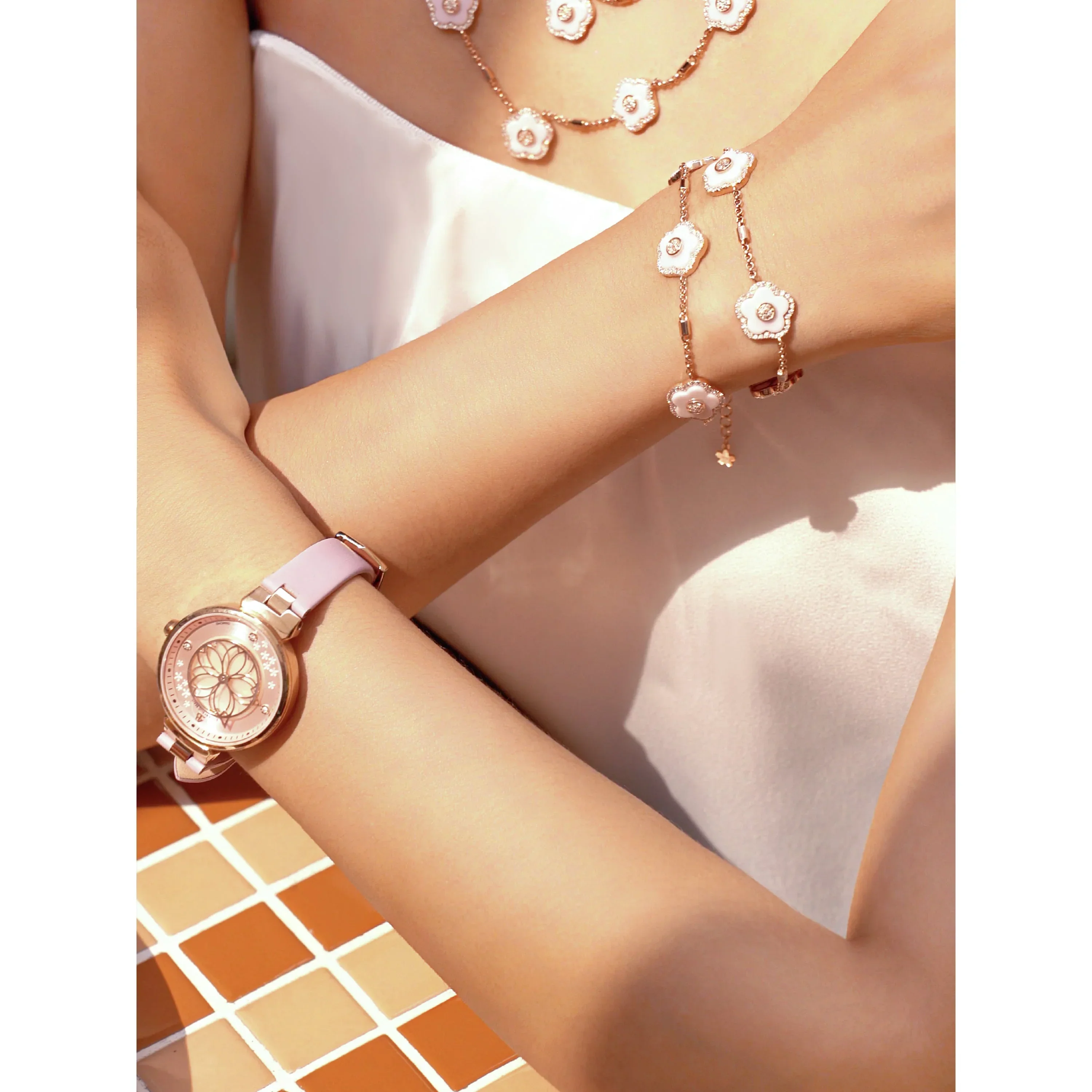 BLACK BY BLUE BRAVE | Cherry Blossom Watch 32MM - Image 5
