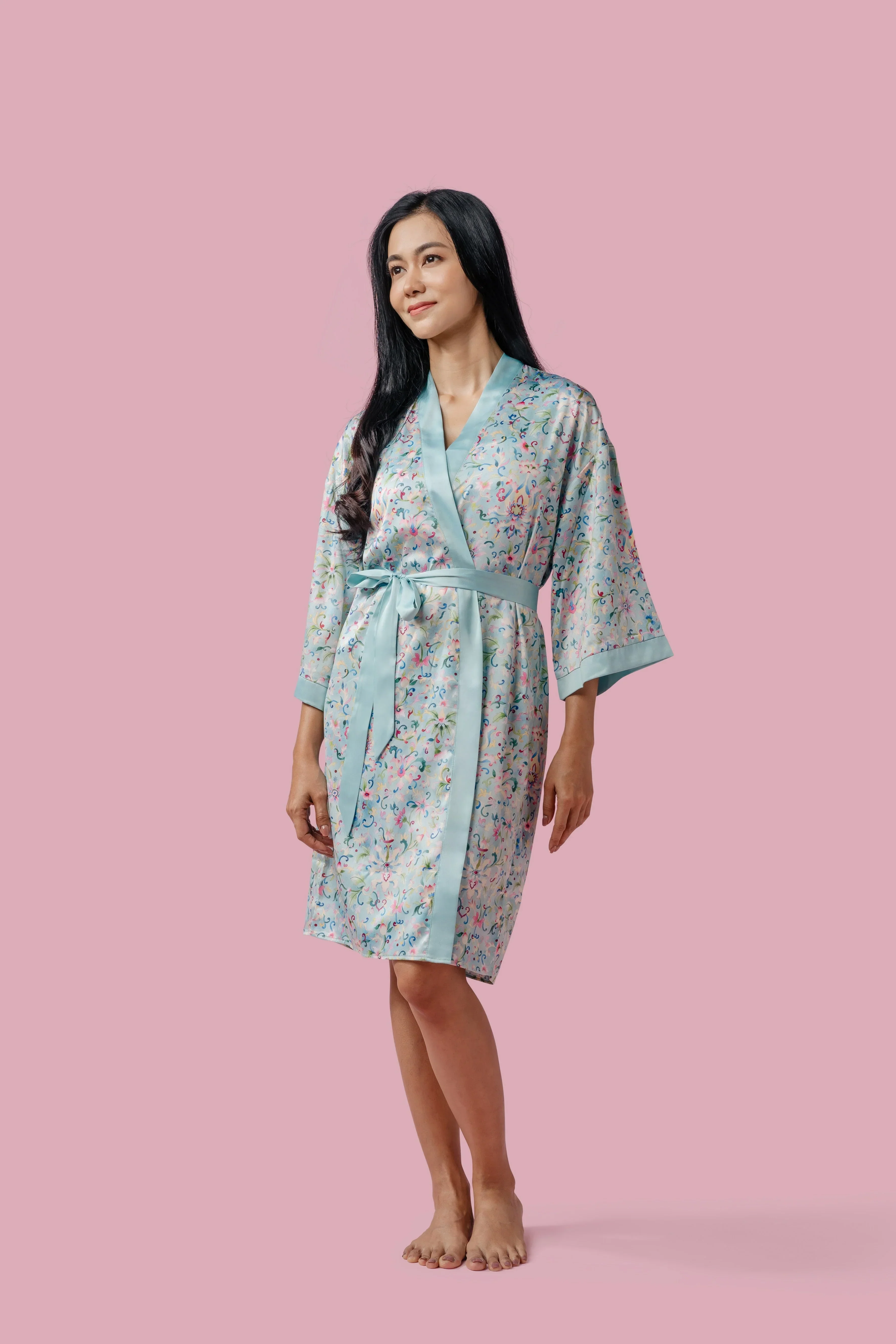 SINGLAPA | Chinese Floral Kimono - Image 4