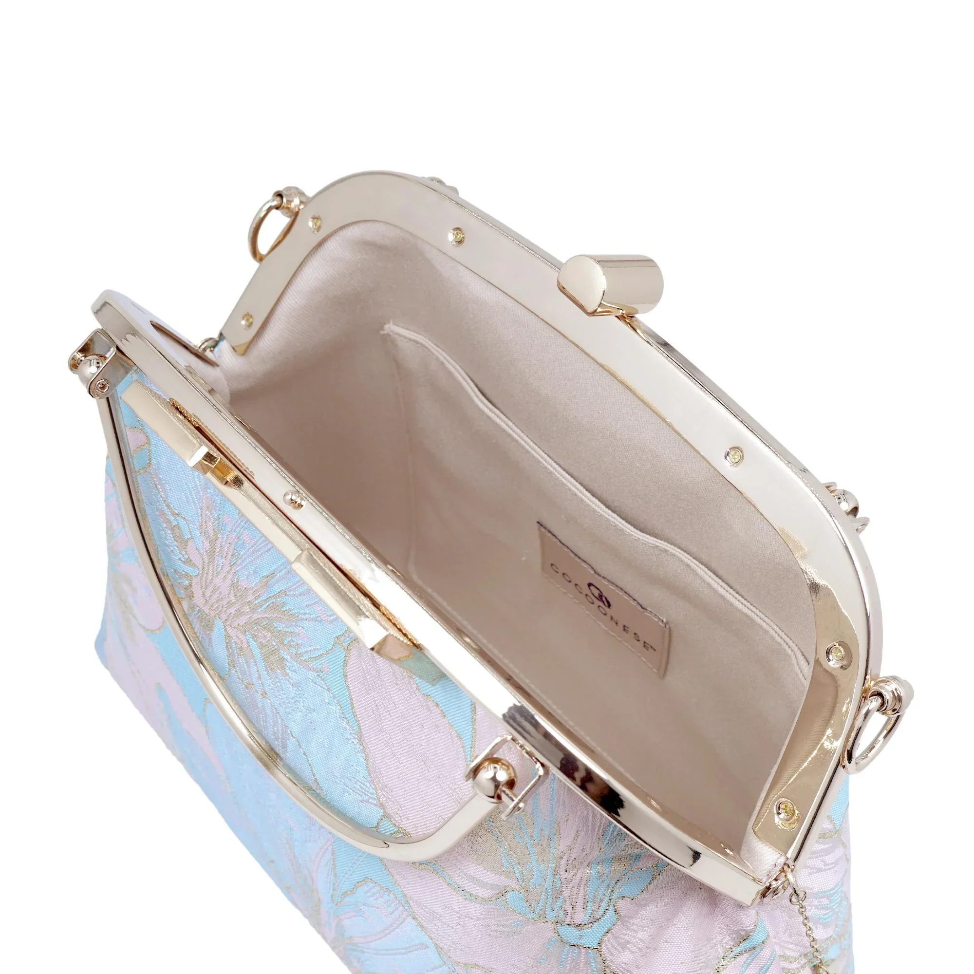 COCOONESE | Clasp Crossbody Bag - Gold Lily (LB) - Image 3