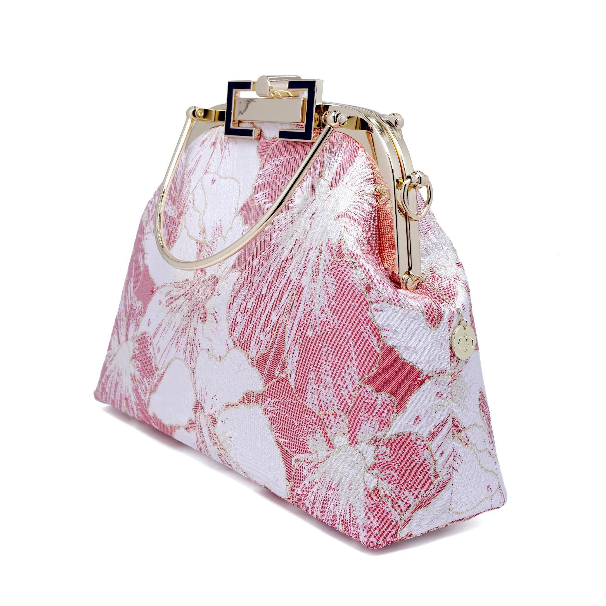 COCOONESE | Clasp Crossbody Bag - Gold Lily (PK) - Image 2