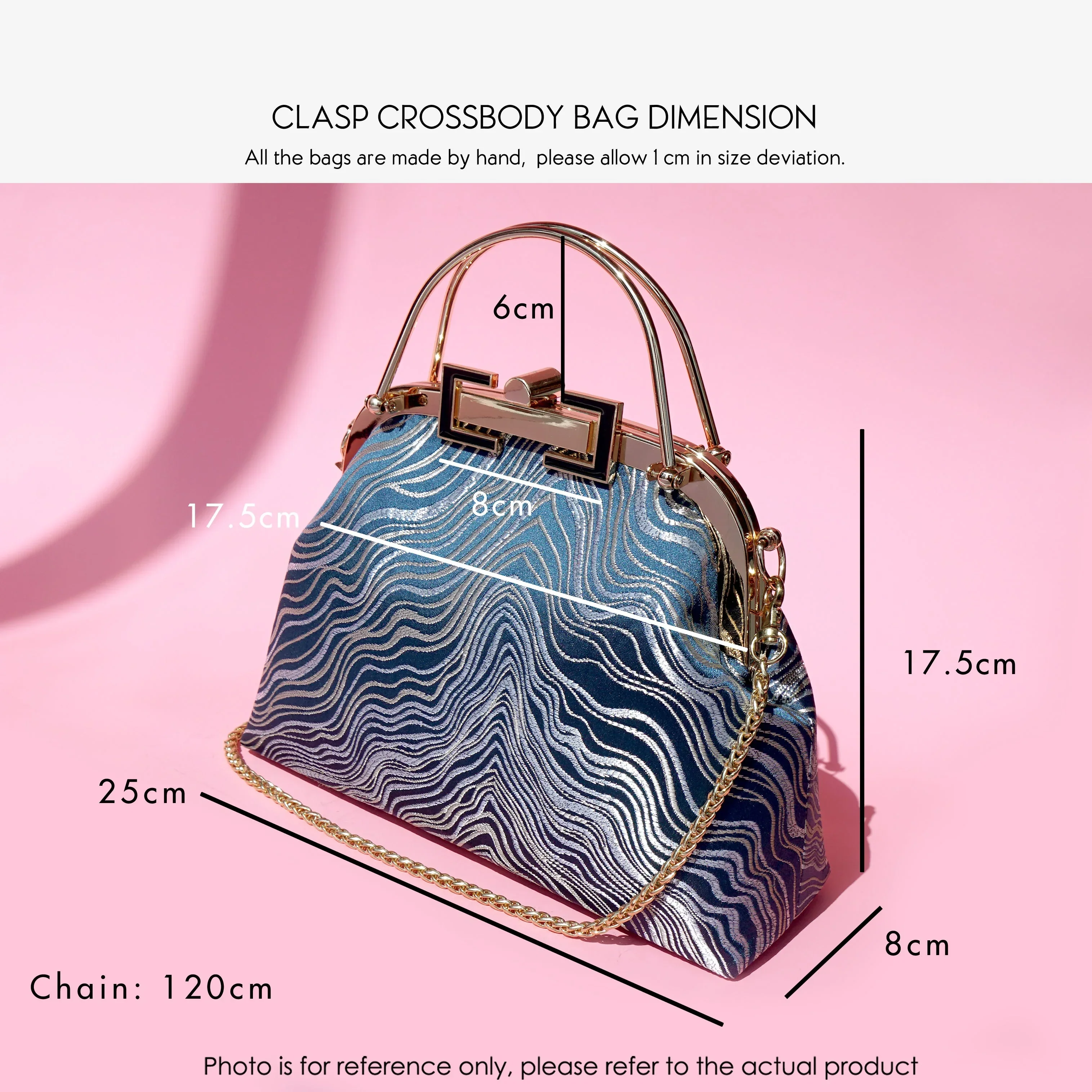 COCOONESE | Clasp Crossbody Bag - Jasminoides(MT) - Image 6
