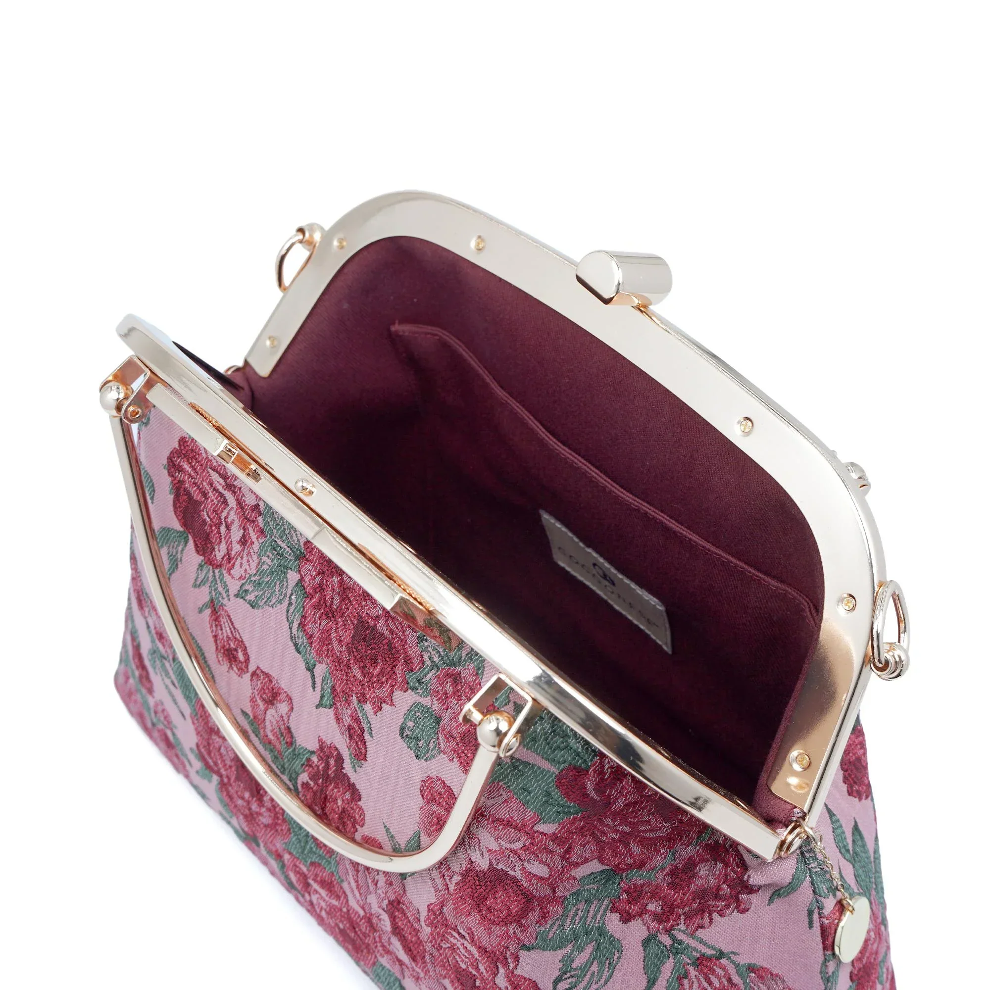 COCOONESE | Clasp Crossbody Bag - Rose of Versailles - Image 3