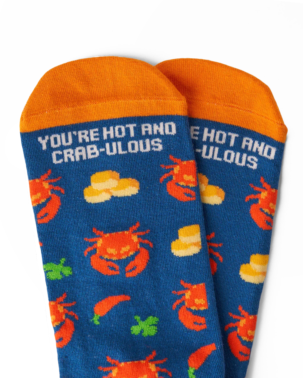 TALKING TOES | Crabulous Chilli Crab Sock - Image 2