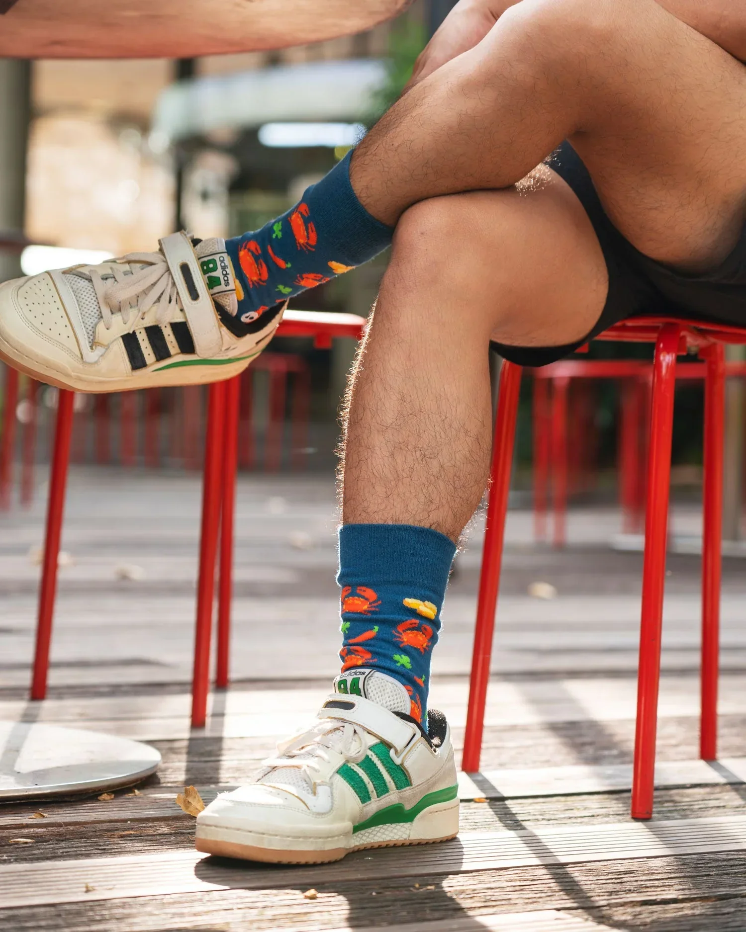 TALKING TOES | Crabulous Chilli Crab Sock - Image 3