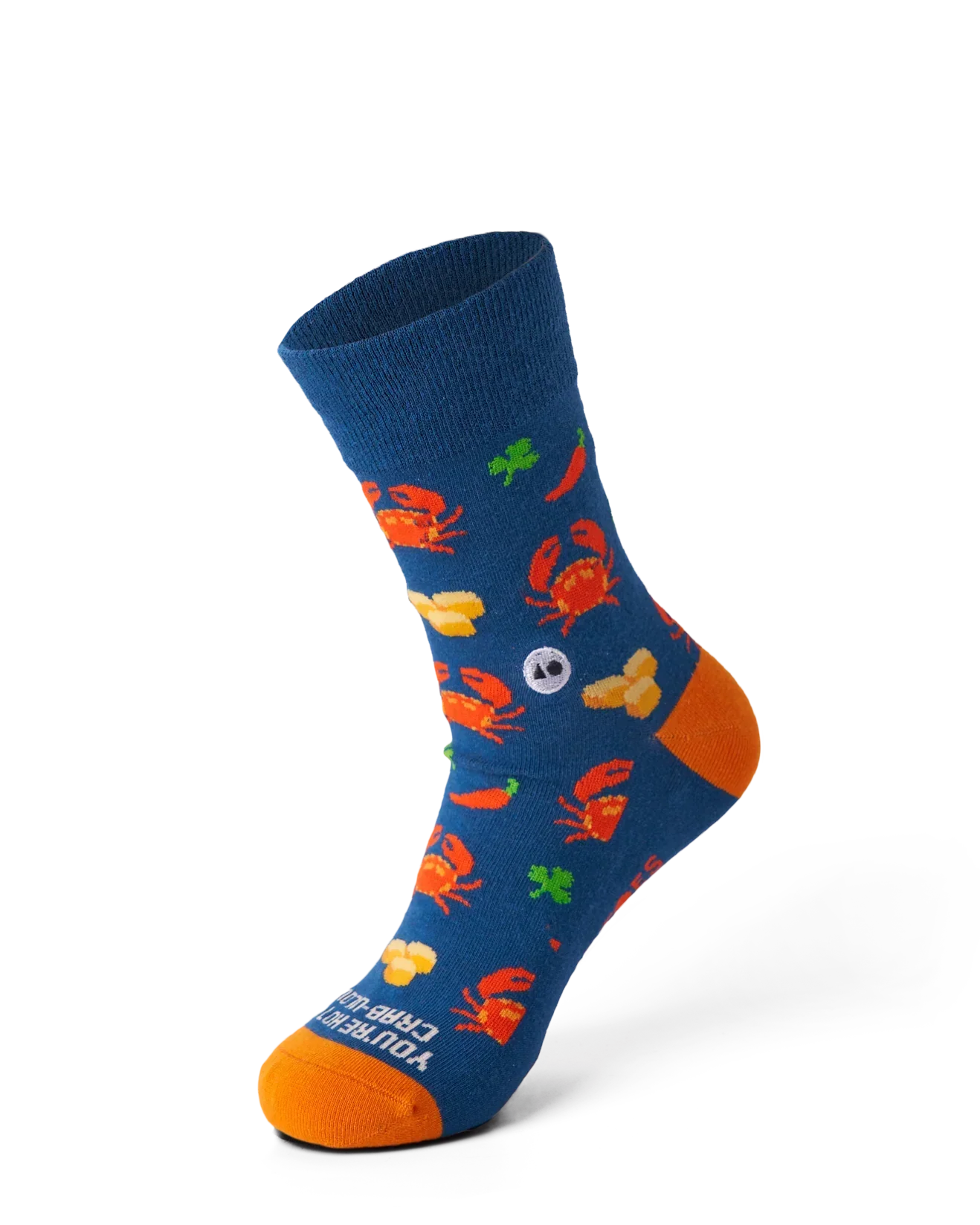 TALKING TOES | Crabulous Chilli Crab Sock - Image 4