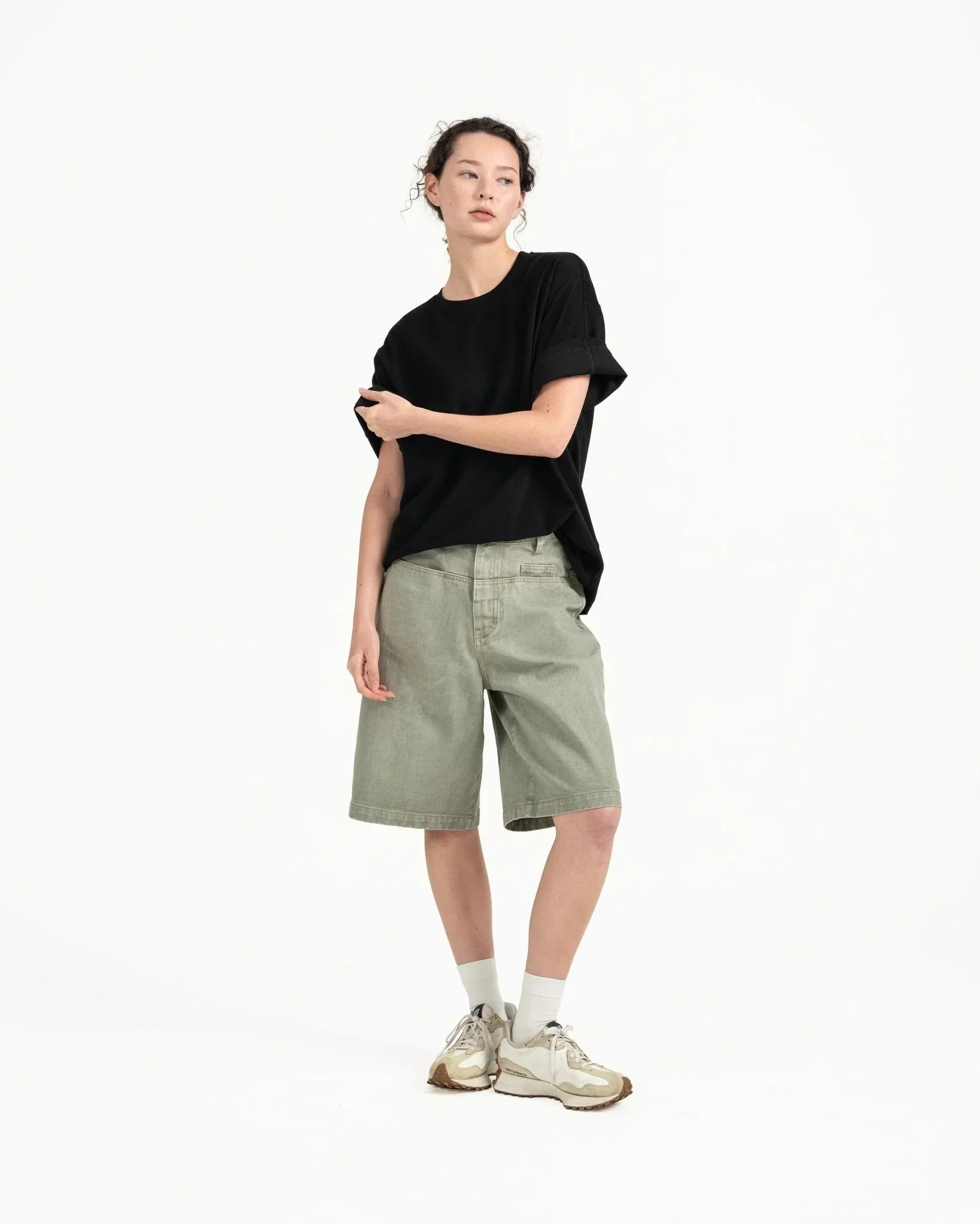 GRAYE | Cupro Signature Tee T-Shirt | Black - Image 4