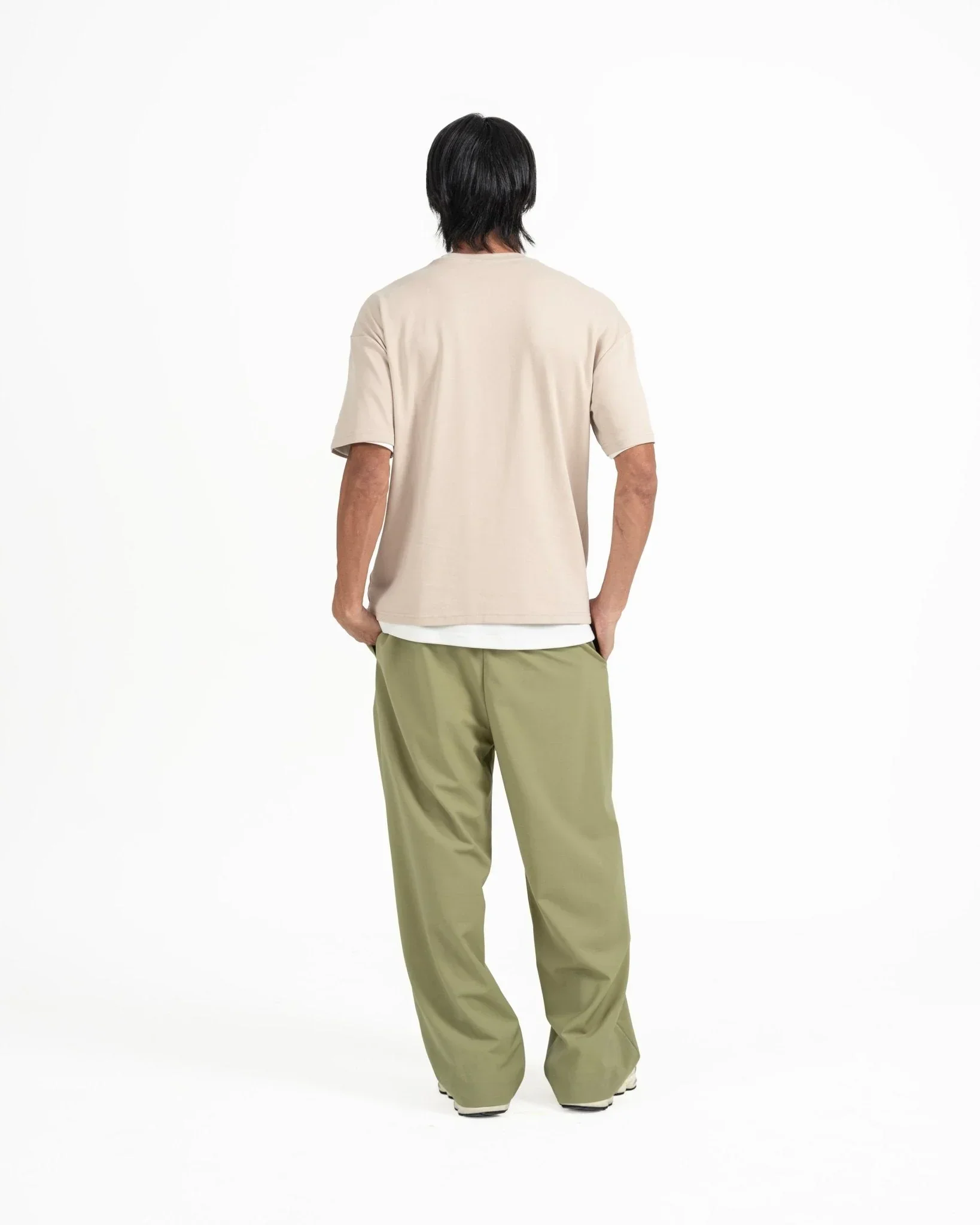 GRAYE | Cupro Signature Tee T-Shirt | Stone - Image 4