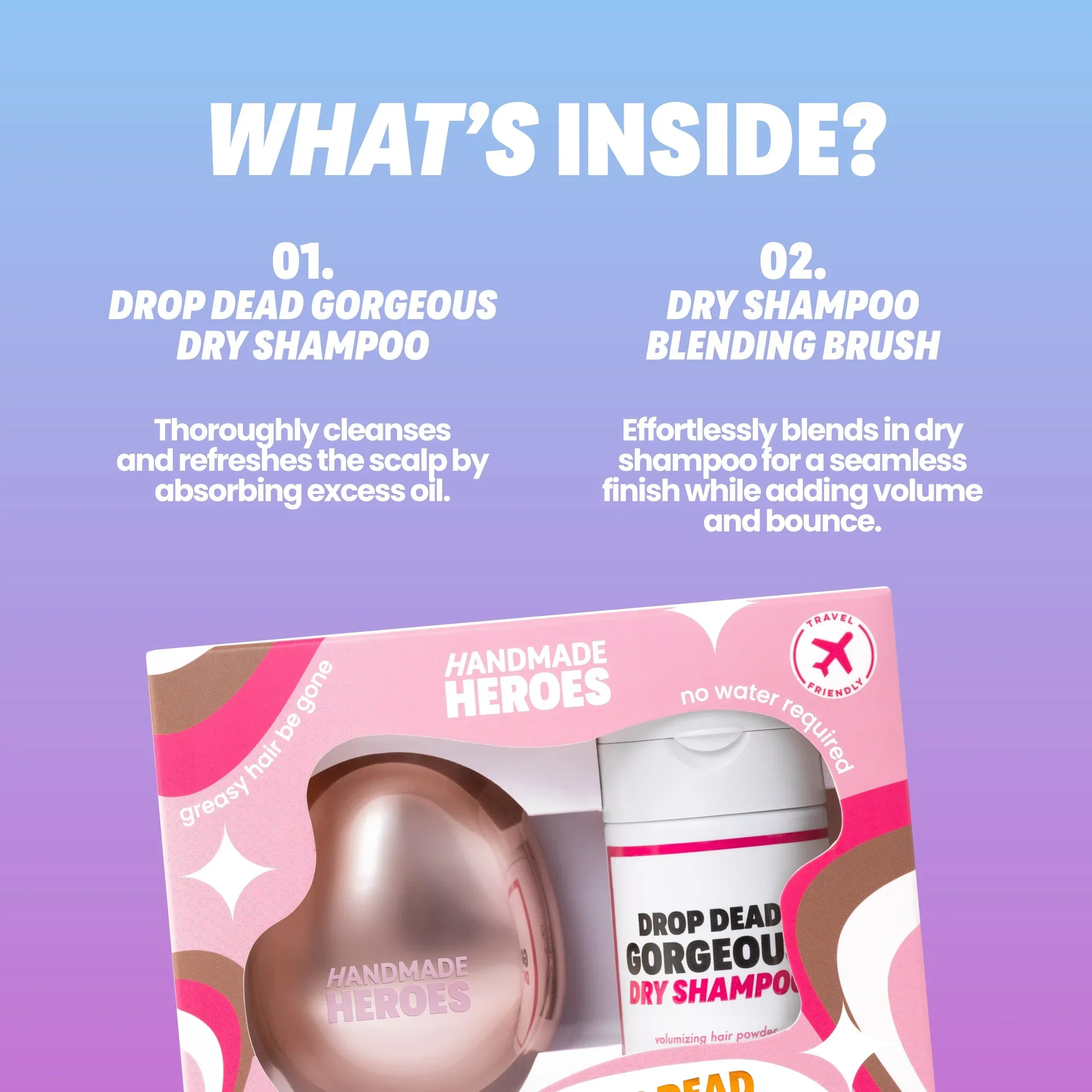 HANDMADE HEROES | Drop Dead Gorgeous Dry Shampoo Kit - Image 4