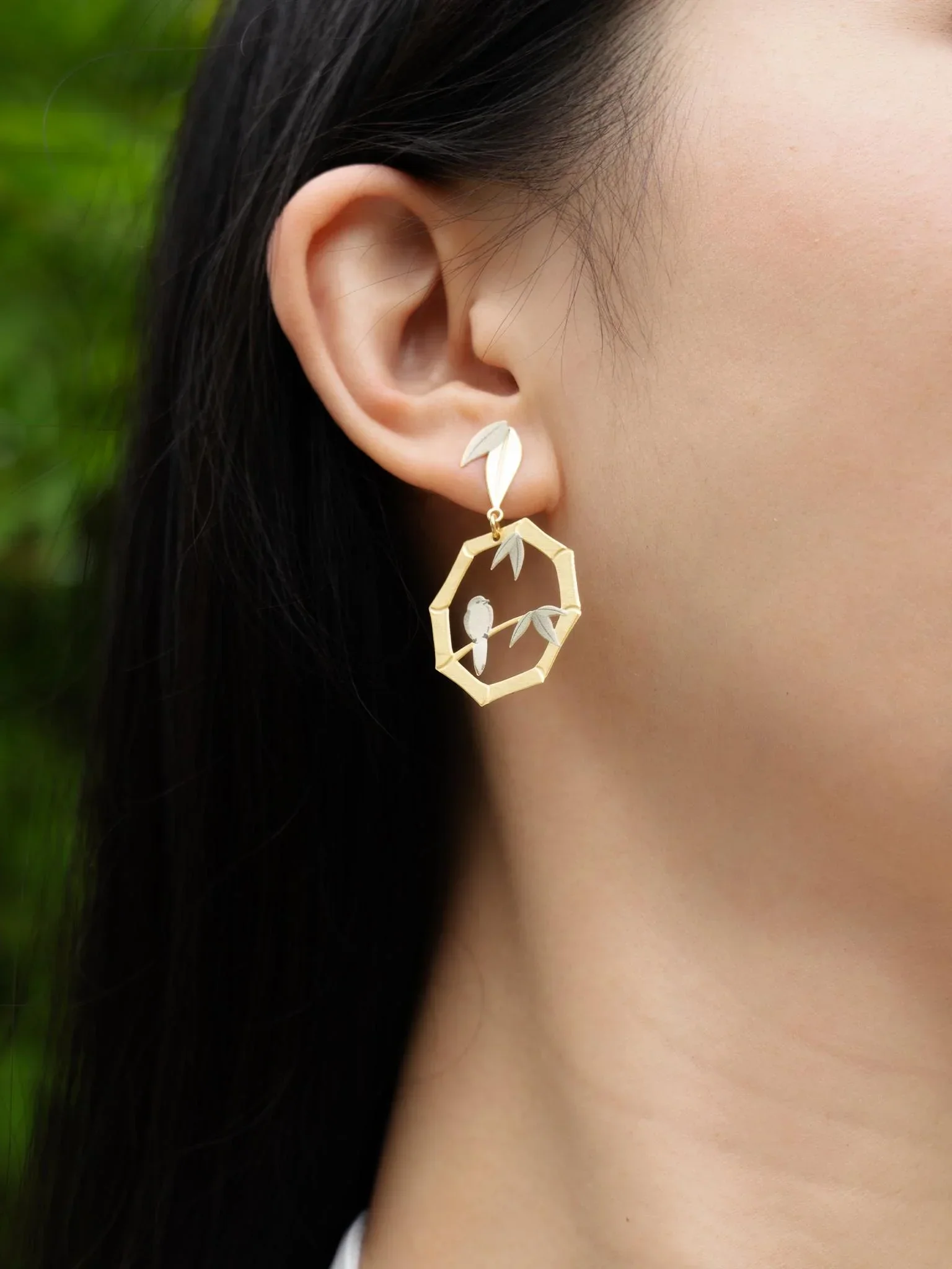 EMBRACE JEWELLERY | Bamboo Earrings - Image 2