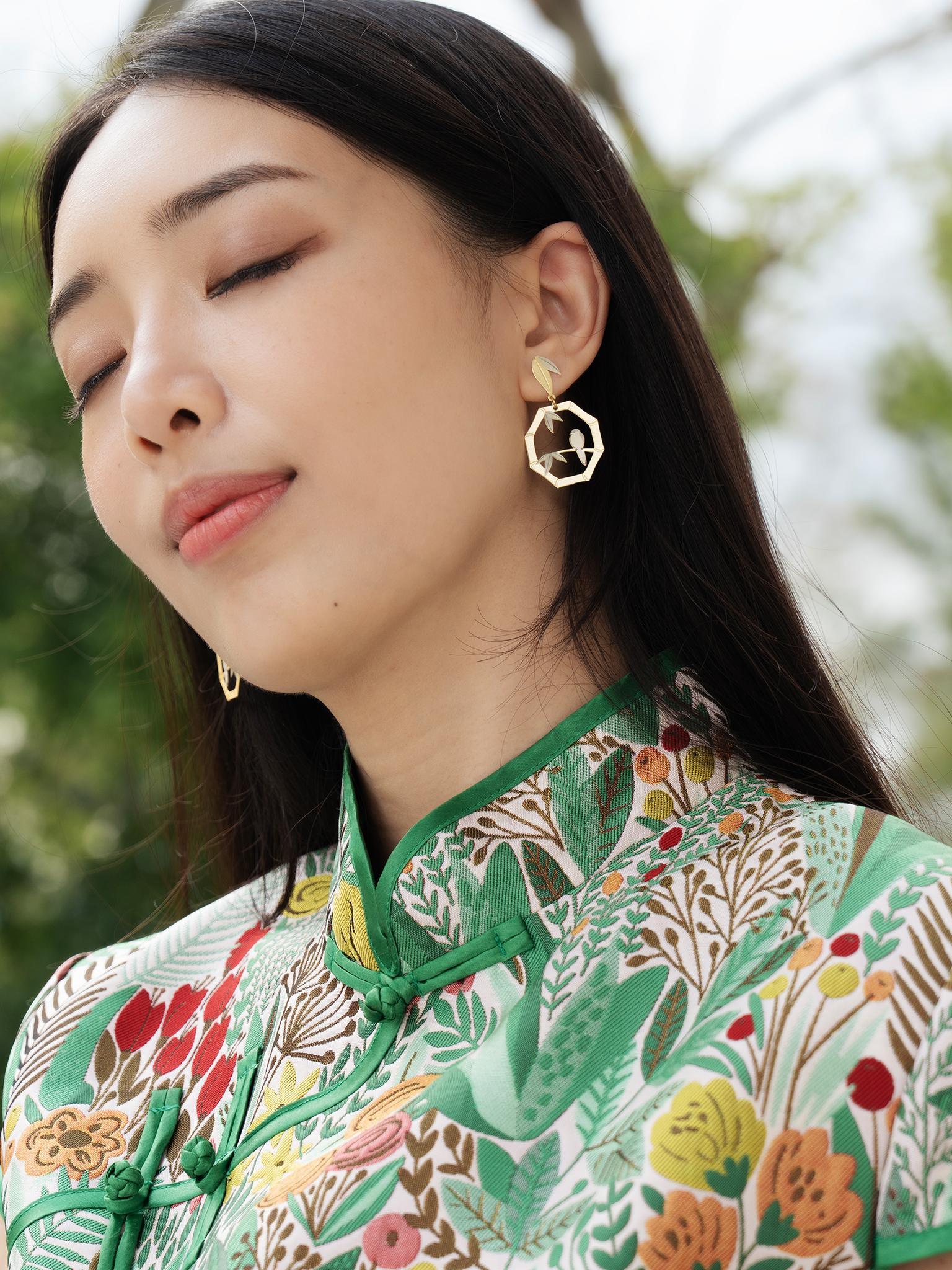 EMBRACE JEWELLERY | Bamboo Earrings - Image 3