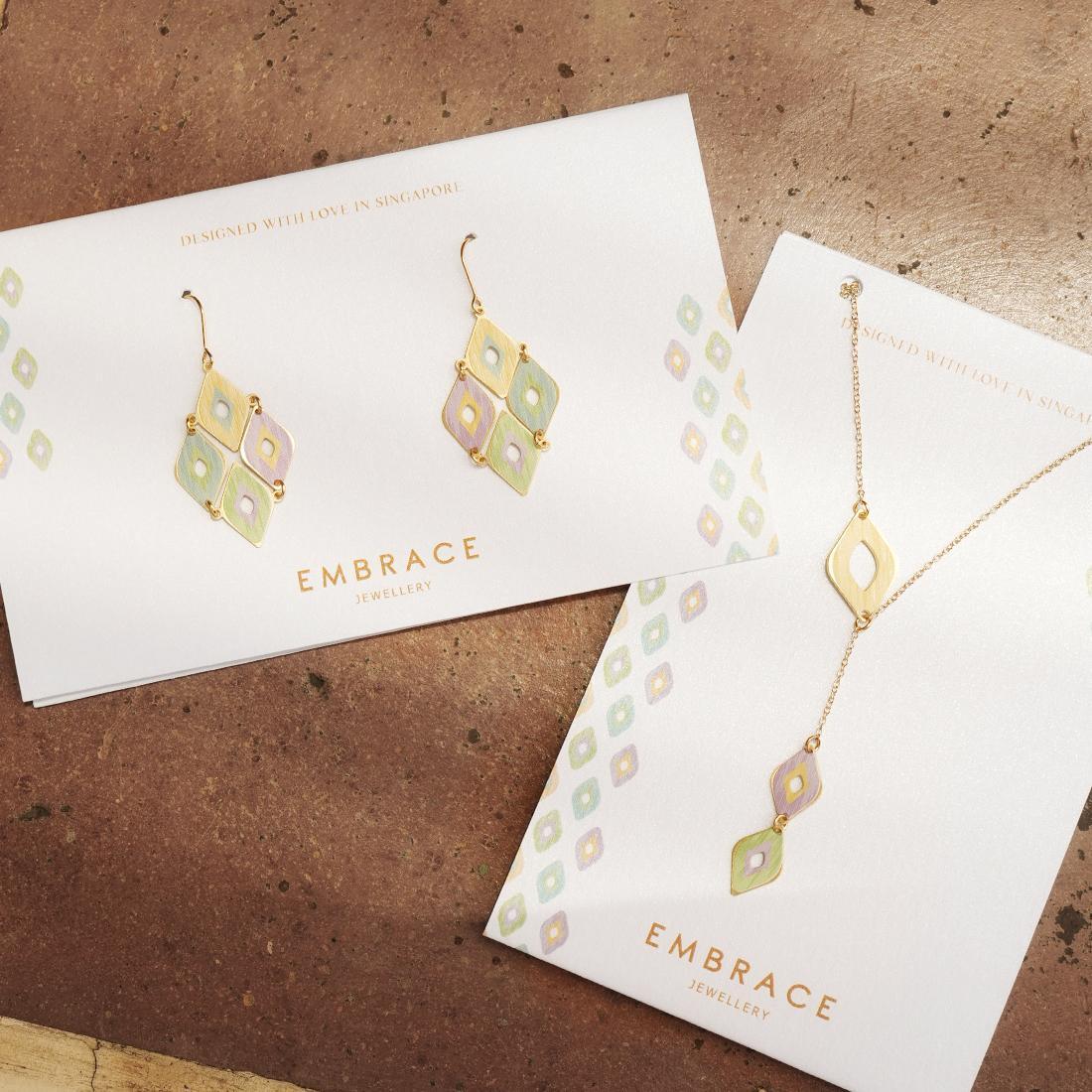 EMBRACE JEWELLERY | Diamond Ikat Necklace - Image 4