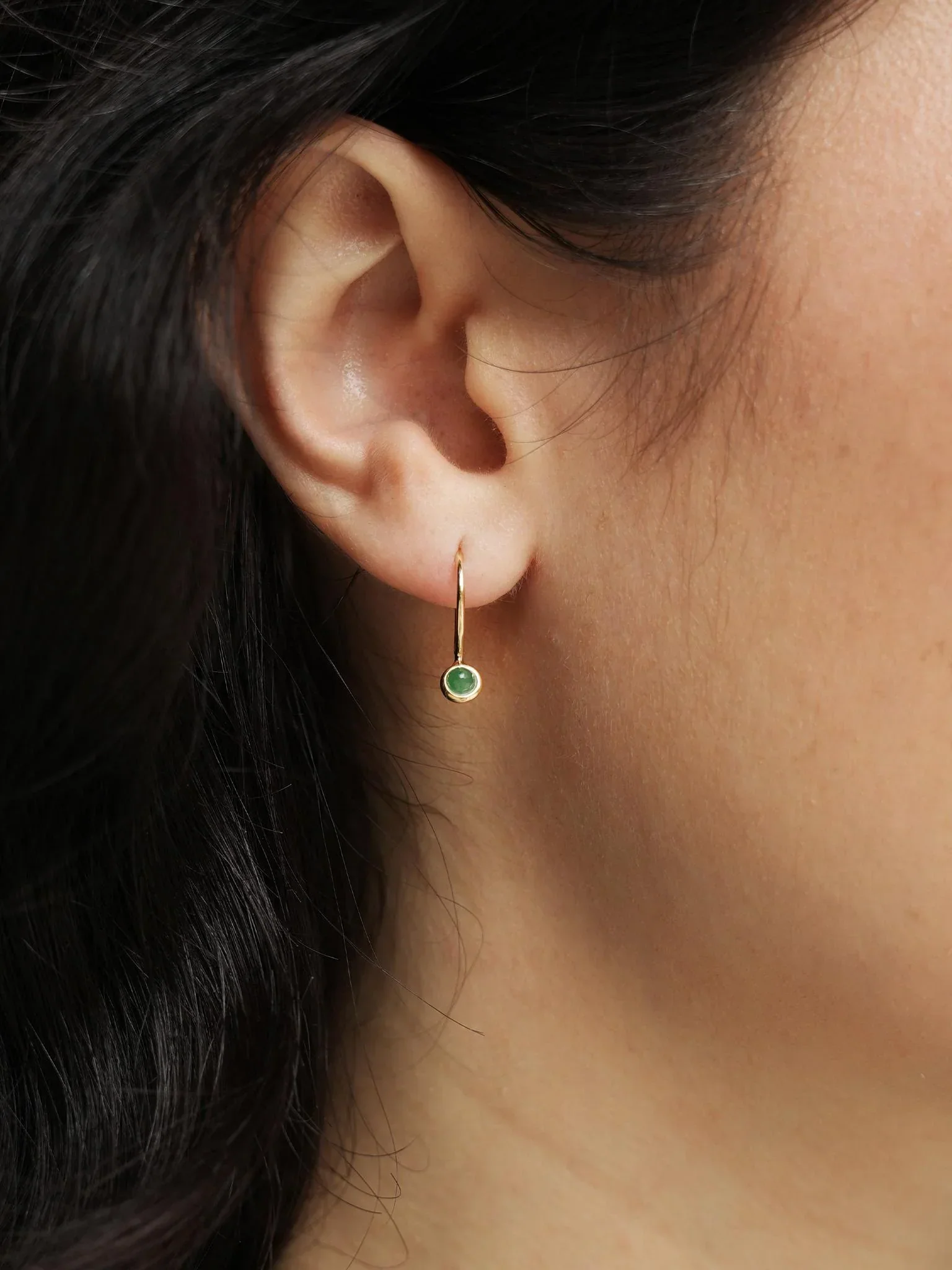 EMBRACE JEWELLERY | Green Whisper Earrings - Image 4