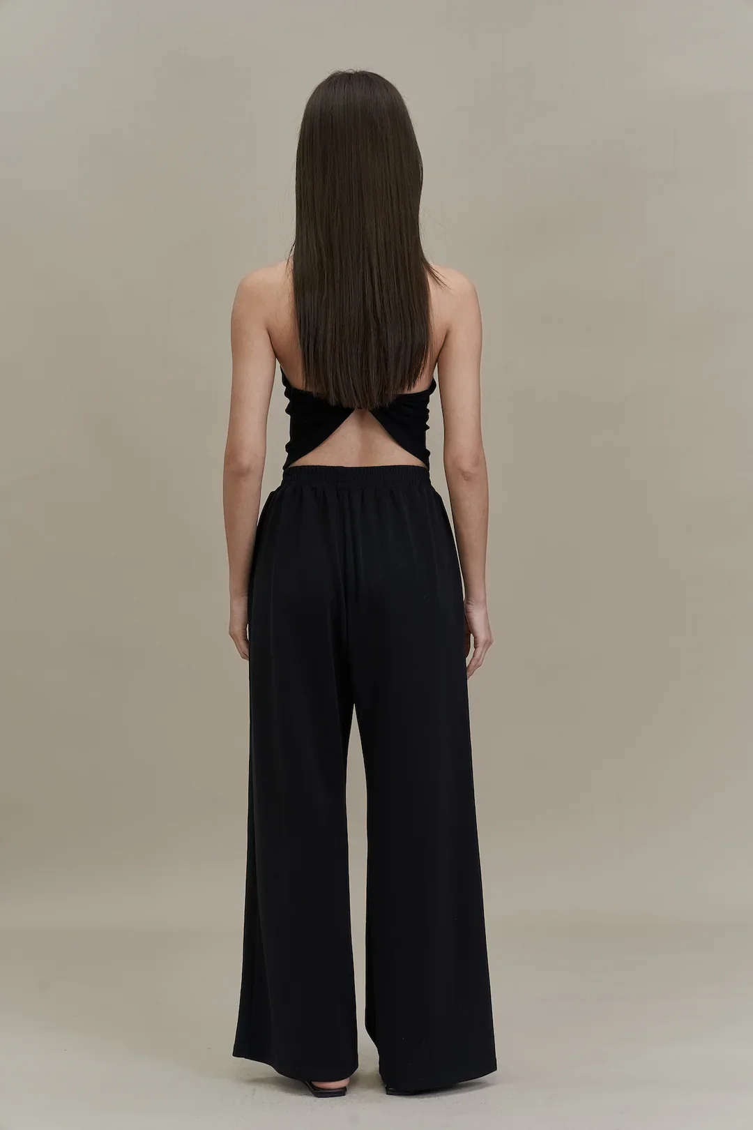 EMVY | Cloud Soft Touch Modal Wide-leg Pant - Black - Image 3